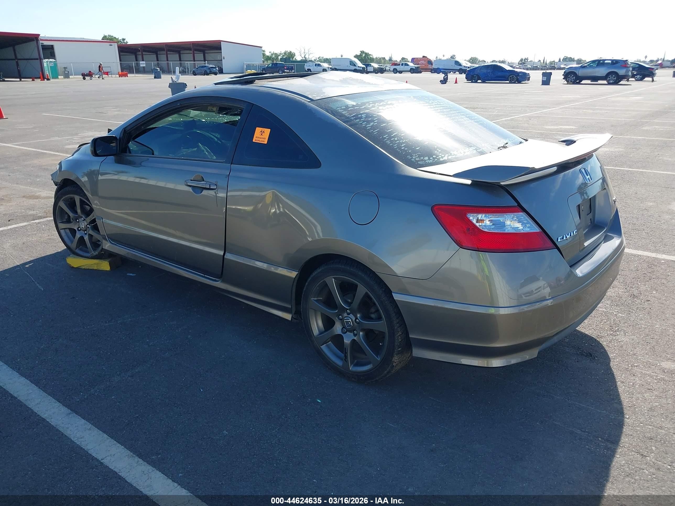 2006 Honda Civic Si Si/si (m6)/w/navi   St Gray vin: 2HGFG21536H700208