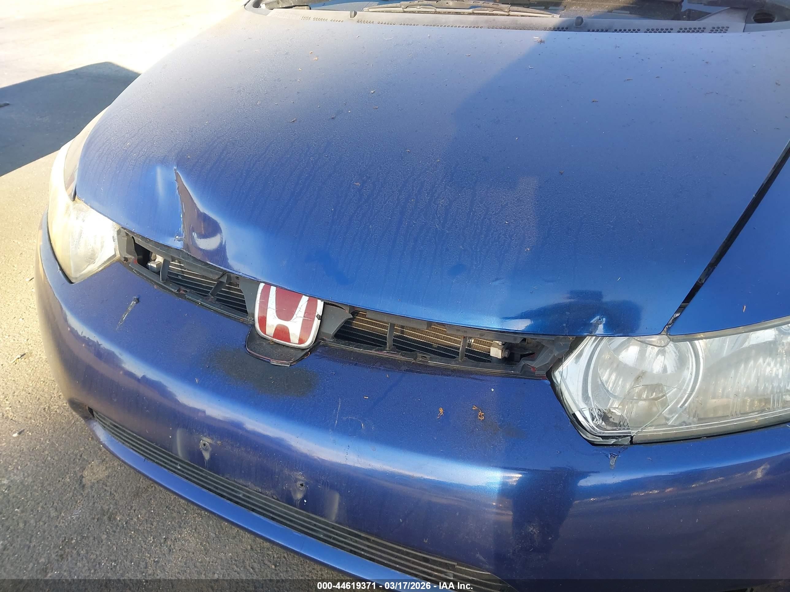 2006 Honda Civic Si Si/si (m6)/w/navi   St Синий vin: 2HGFG21536H707112