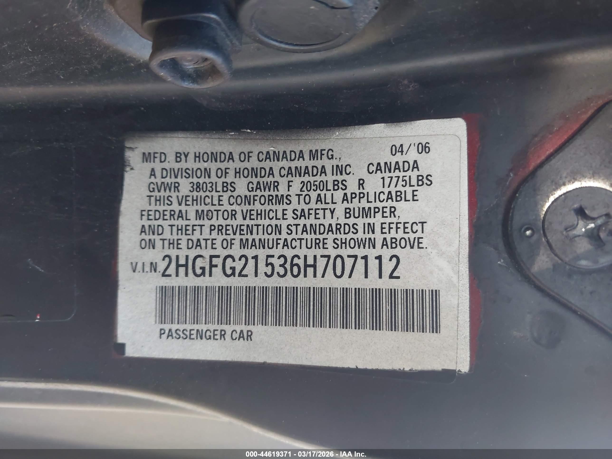 2006 Honda Civic Si Si/si (m6)/w/navi   St Синий vin: 2HGFG21536H707112