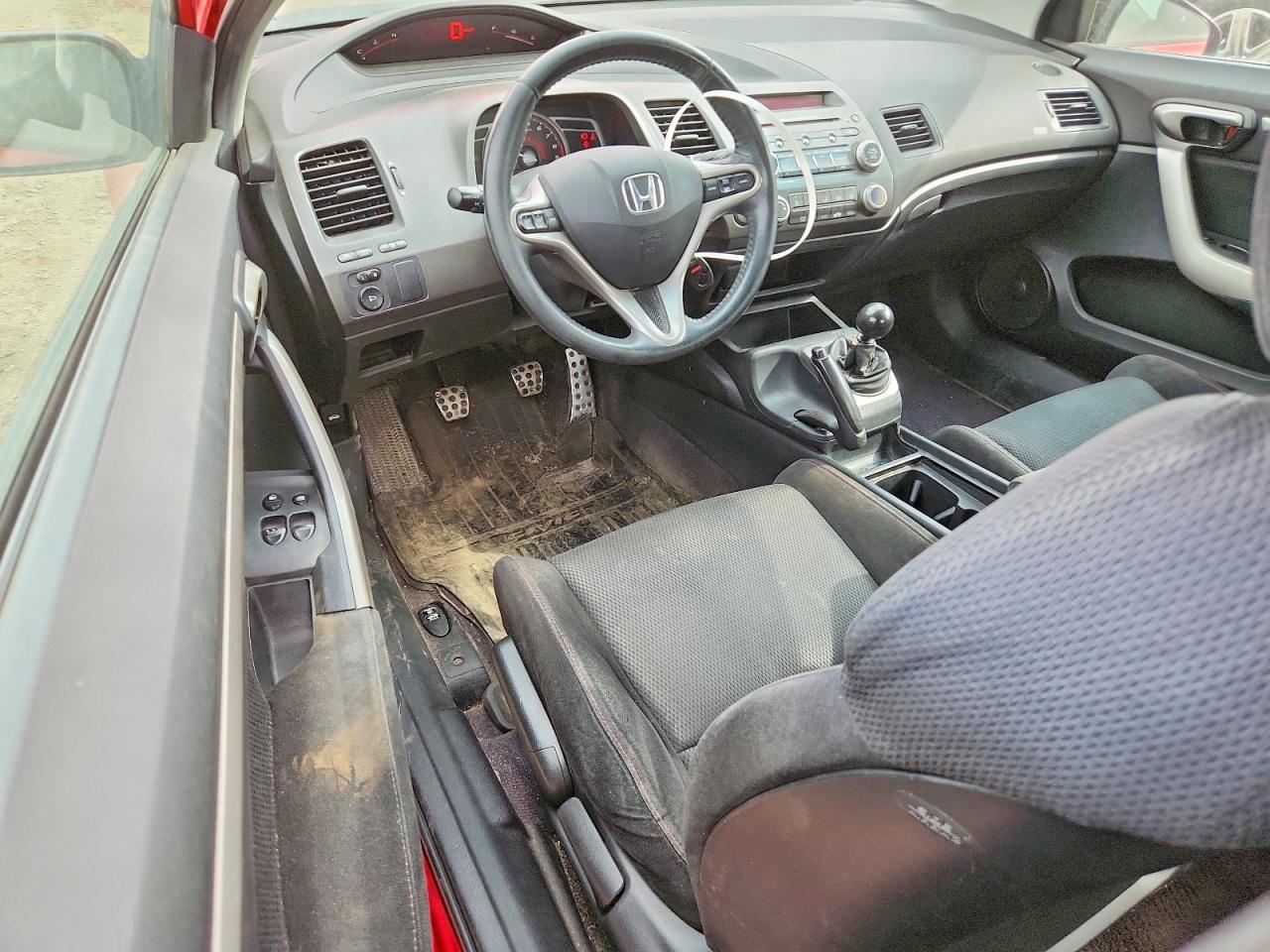 2007 Honda Civic Si Red vin: 2HGFG21537H101424
