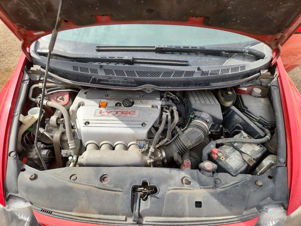 2007 Honda Civic Si Red vin: 2HGFG21537H101424