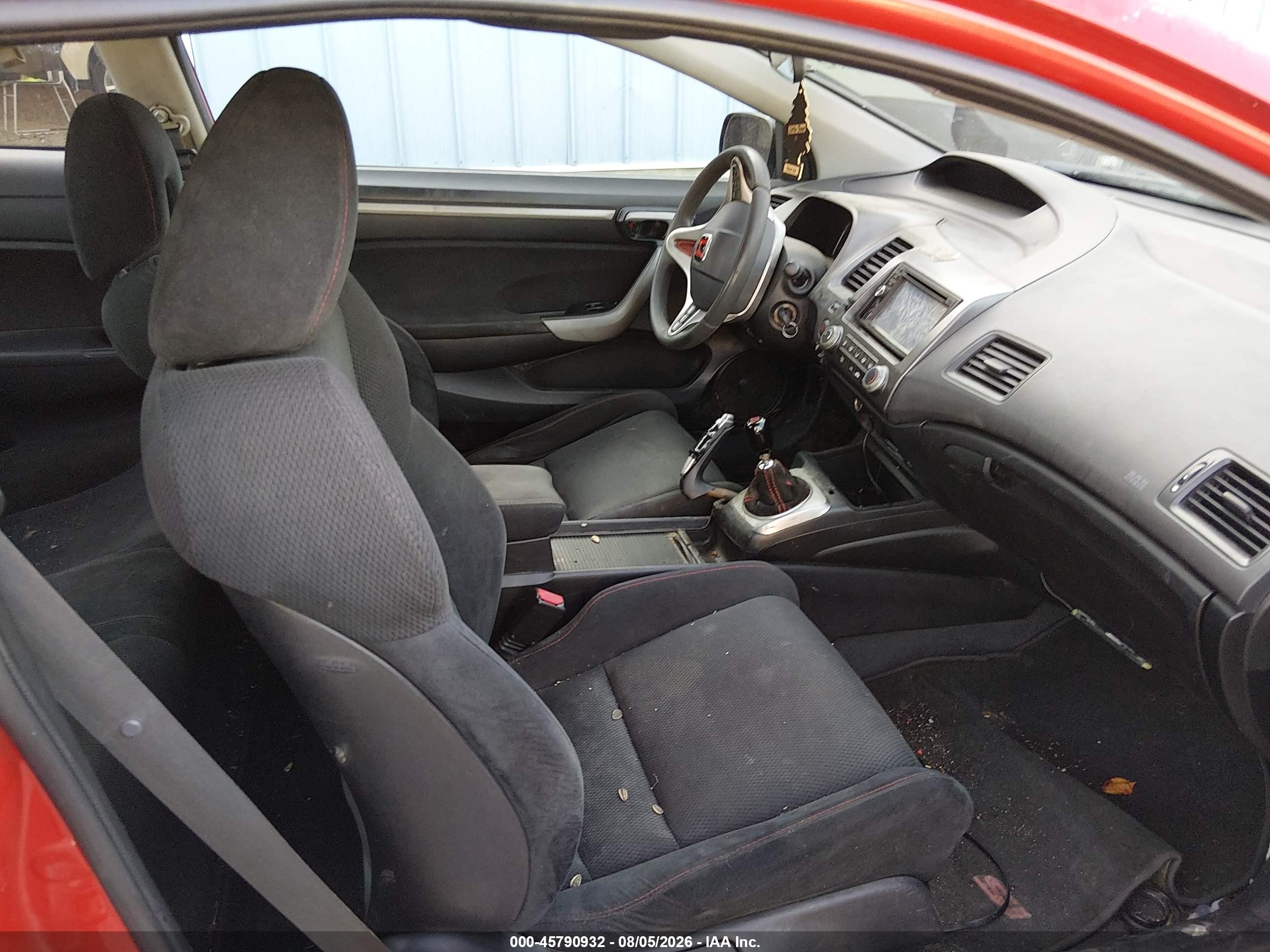 2008 Honda Civic Si Red vin: 2HGFG21538H704410