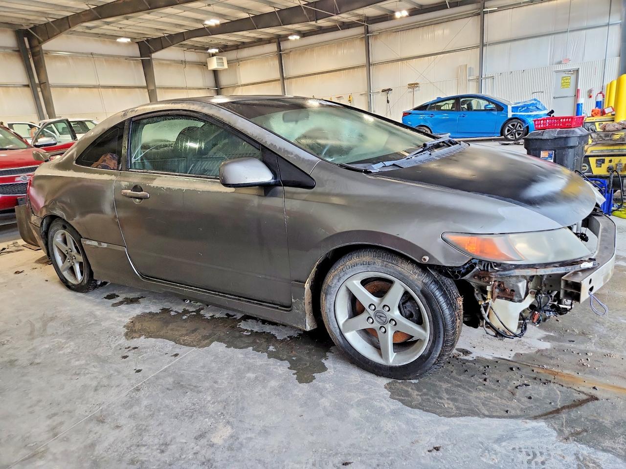 2006 Honda Civic Si Silver vin: 2HGFG21546H706146