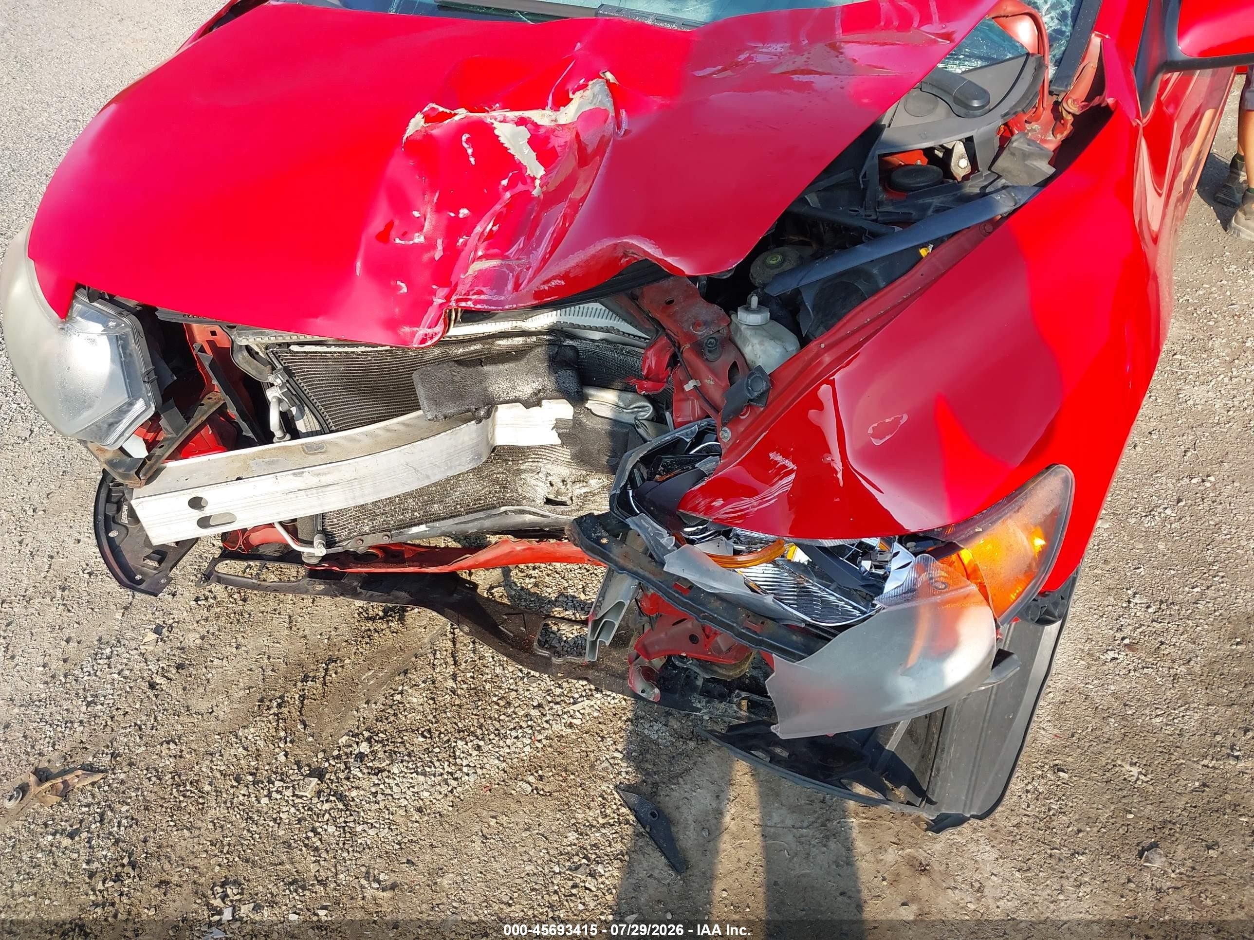 2006 Honda Civic Si Red vin: 2HGFG21546H708365