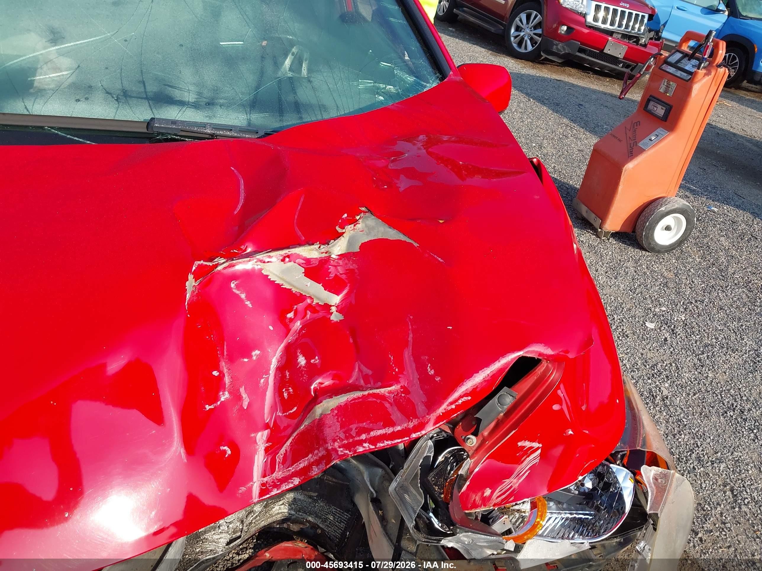2006 Honda Civic Si Red vin: 2HGFG21546H708365