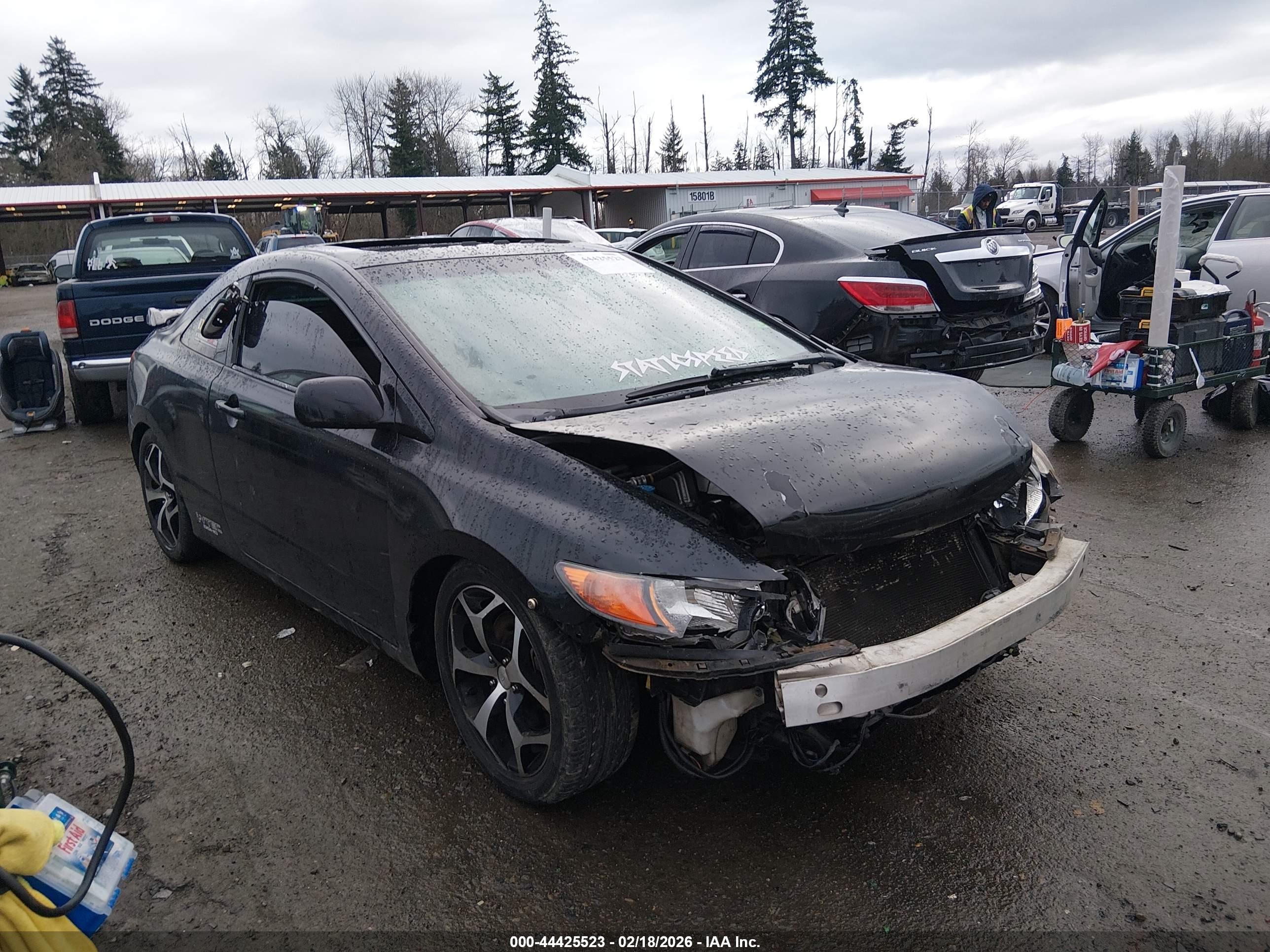 2006 Honda Civic Si Si/si (m6)/w/navi   St Black vin: 2HGFG21546H711122