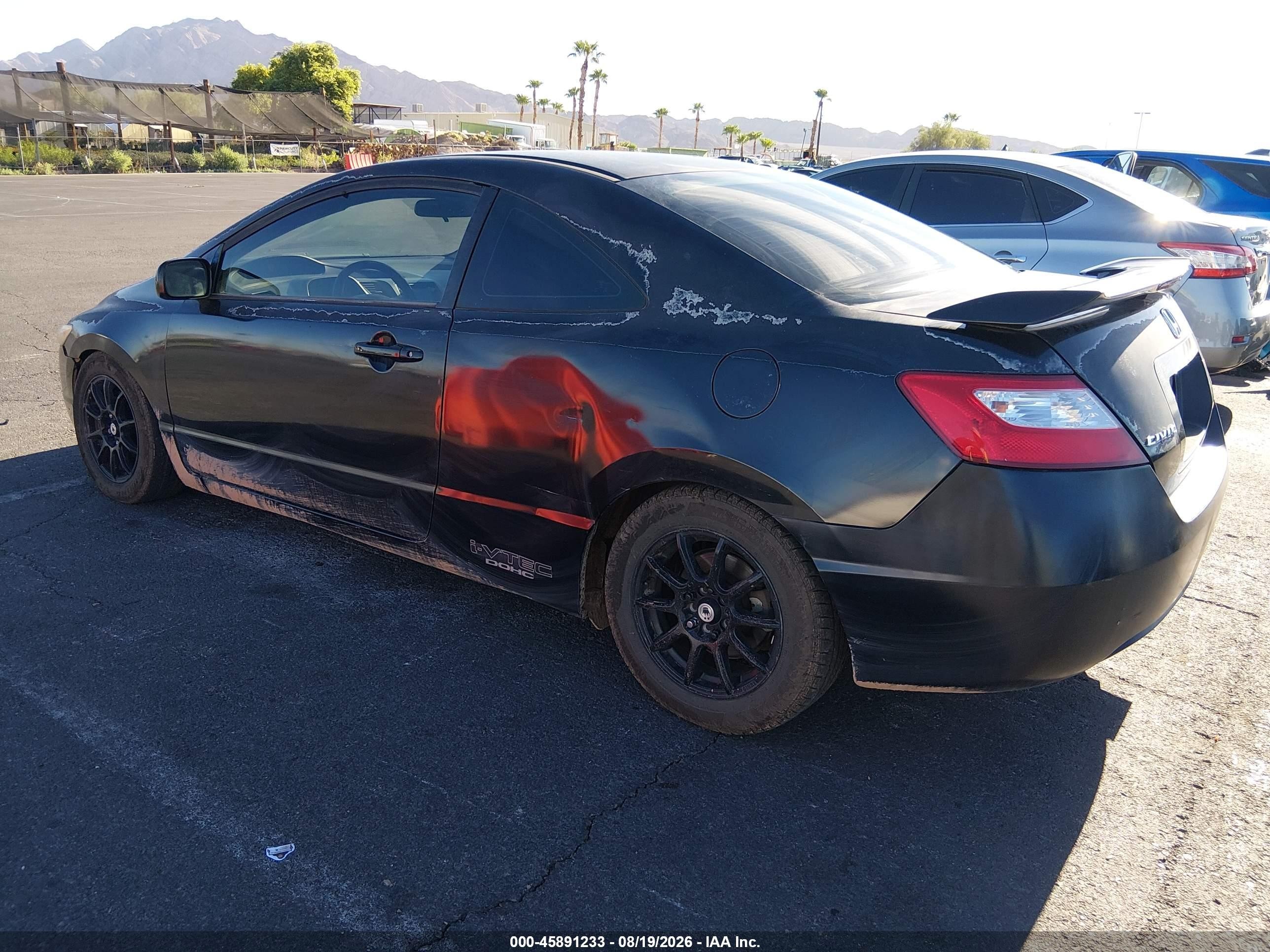 2006 Honda Civic Si Черный vin: 2HGFG21546H711931