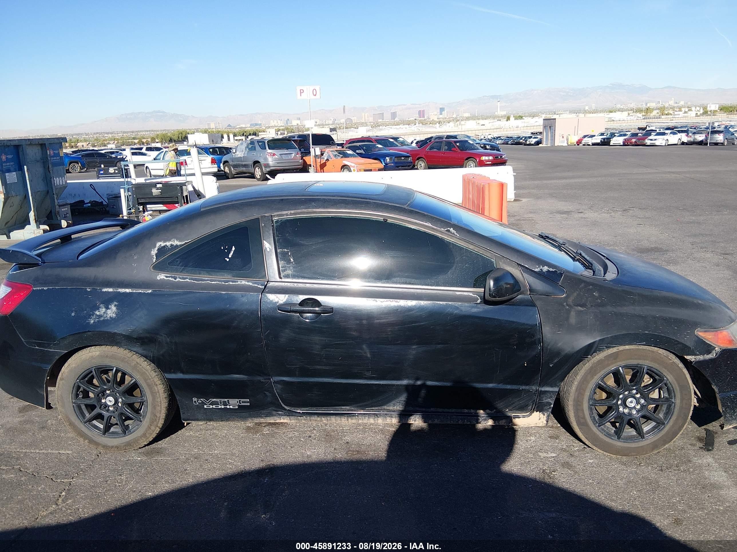 2006 Honda Civic Si Черный vin: 2HGFG21546H711931