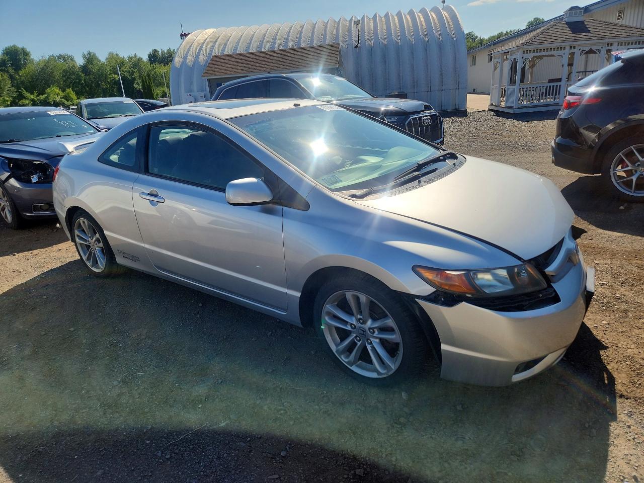 2008 Honda Civic Si Silver vin: 2HGFG21548H709518
