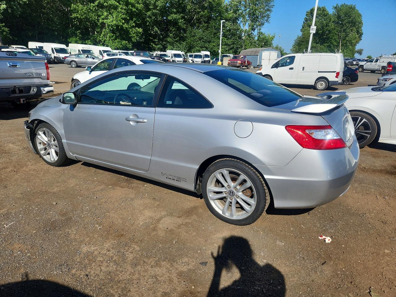 2008 Honda Civic Si Silver vin: 2HGFG21548H709518