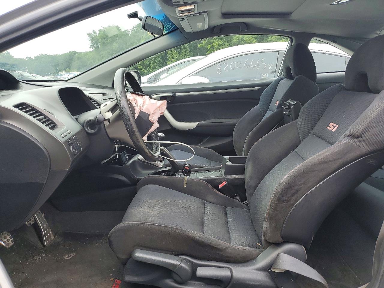 2008 Honda Civic Si Silver vin: 2HGFG21548H709518