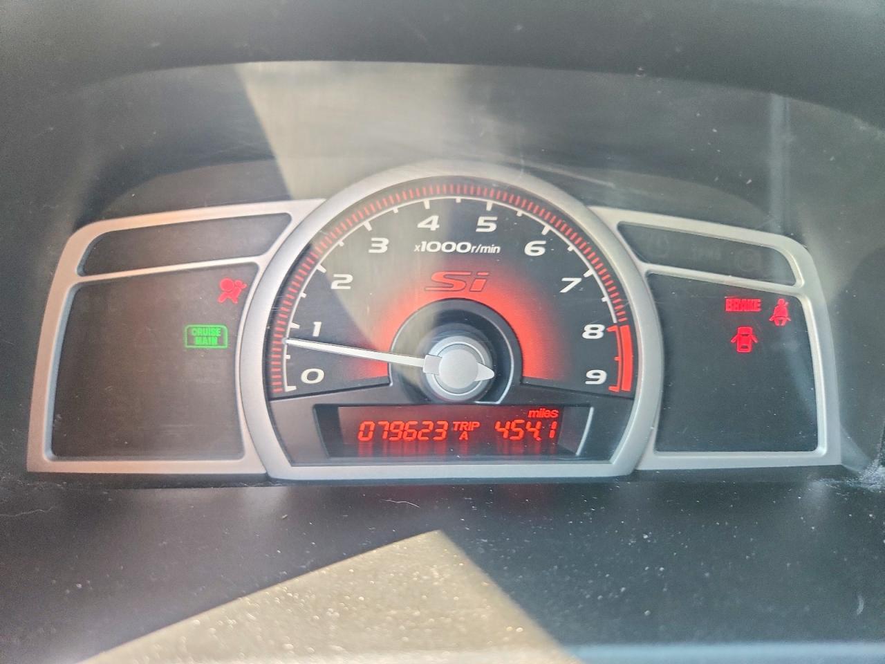 2008 Honda Civic Si Silver vin: 2HGFG21548H709518