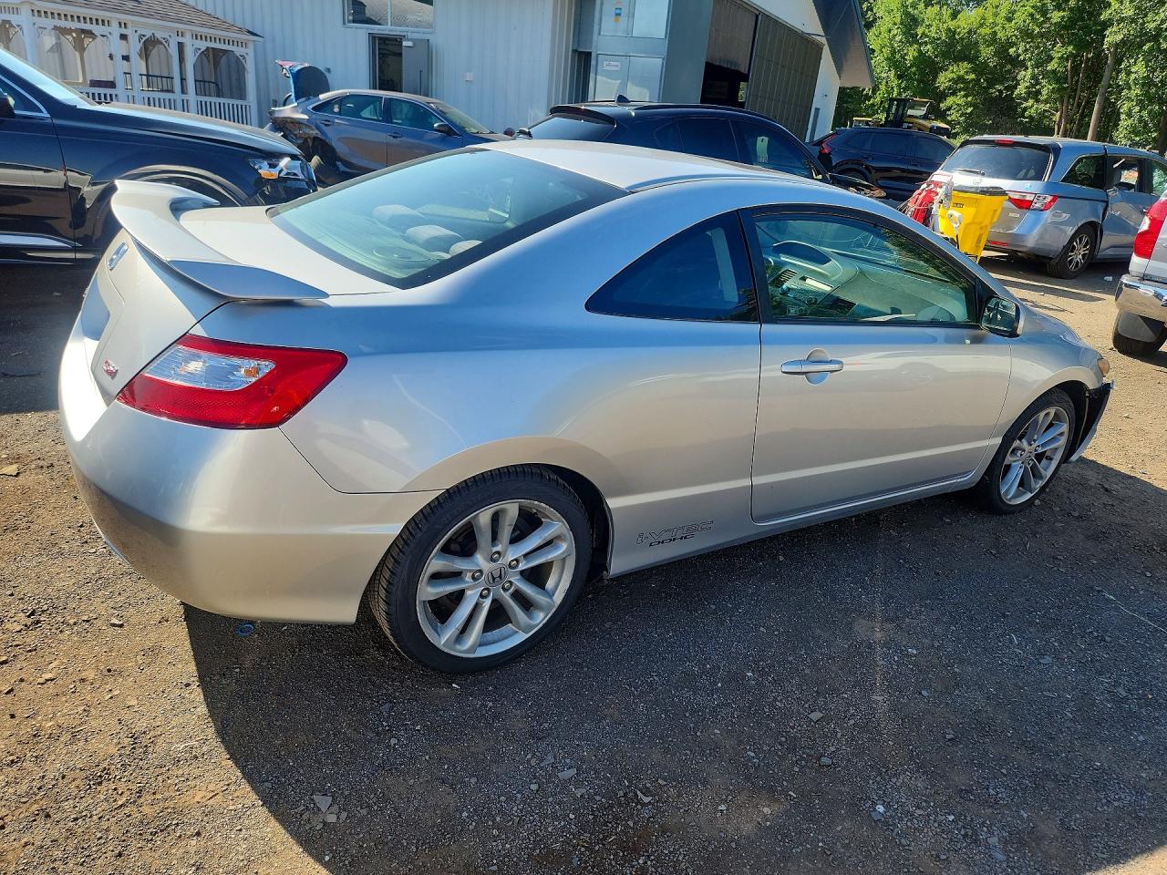2008 Honda Civic Si Silver vin: 2HGFG21548H709518