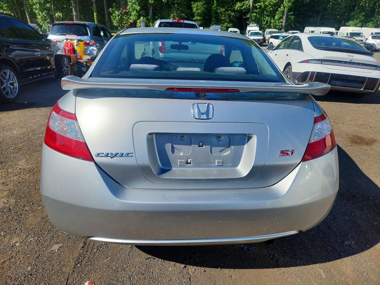 2008 Honda Civic Si Silver vin: 2HGFG21548H709518