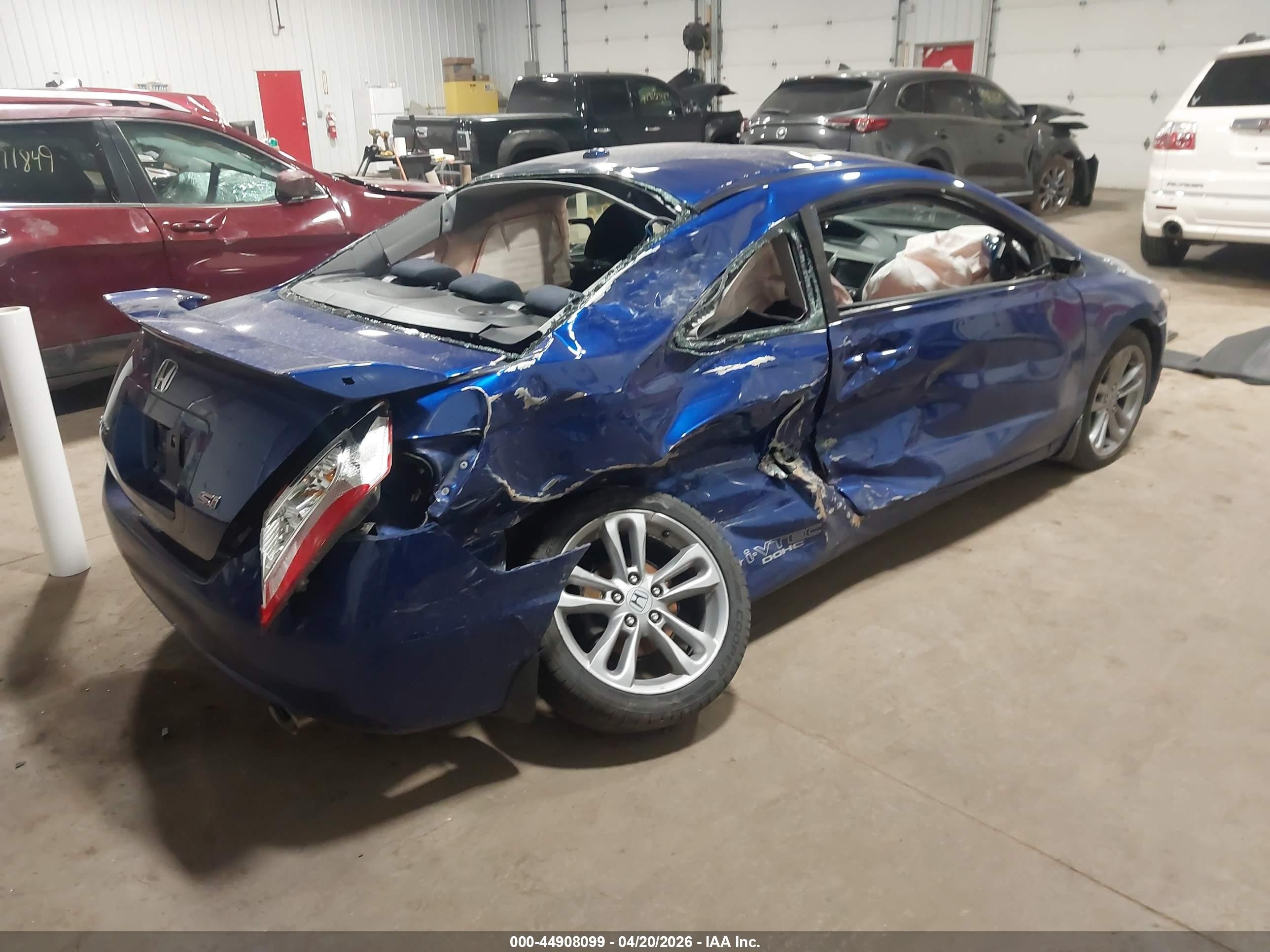 2006 Honda Civic Si Si/si (m6)/w/navi   St Blue vin: 2HGFG21556H707869