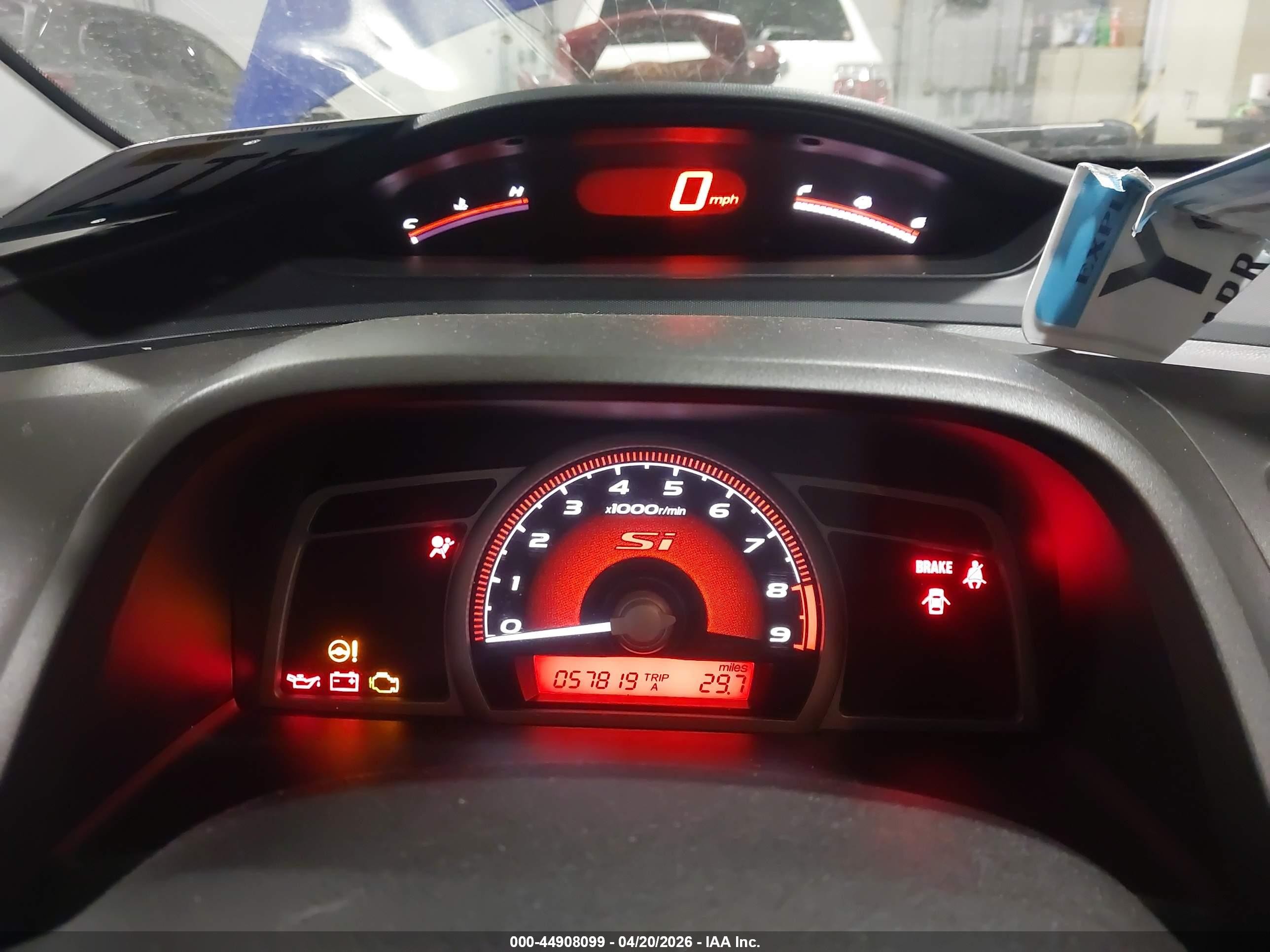 2006 Honda Civic Si Si/si (m6)/w/navi   St Blue vin: 2HGFG21556H707869