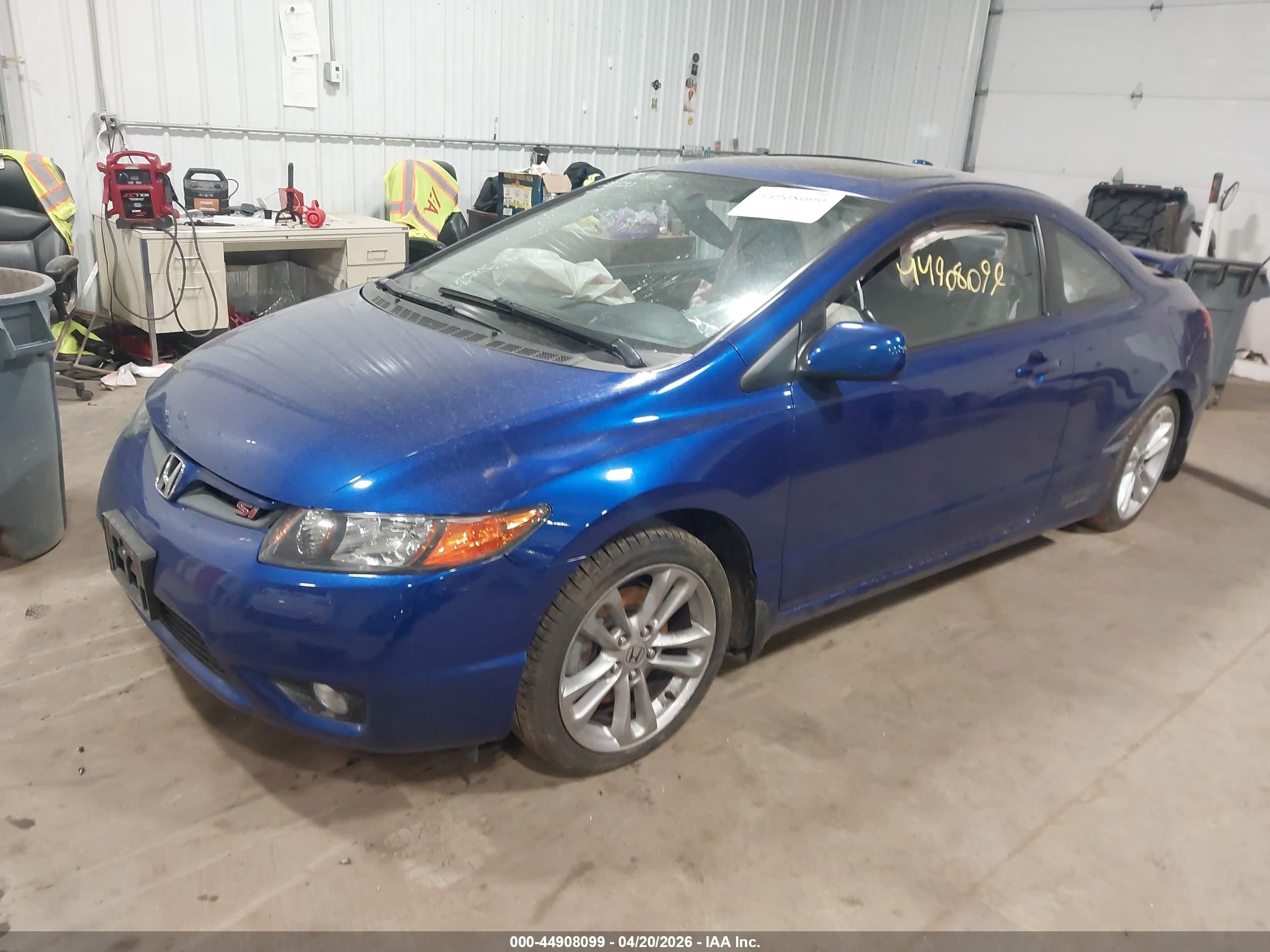 2006 Honda Civic Si Si/si (m6)/w/navi   St Blue vin: 2HGFG21556H707869
