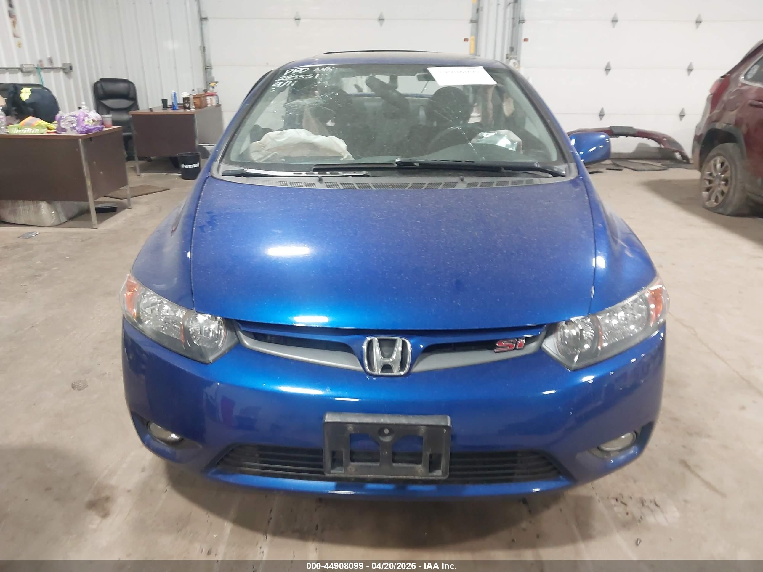 2006 Honda Civic Si Si/si (m6)/w/navi   St Blue vin: 2HGFG21556H707869