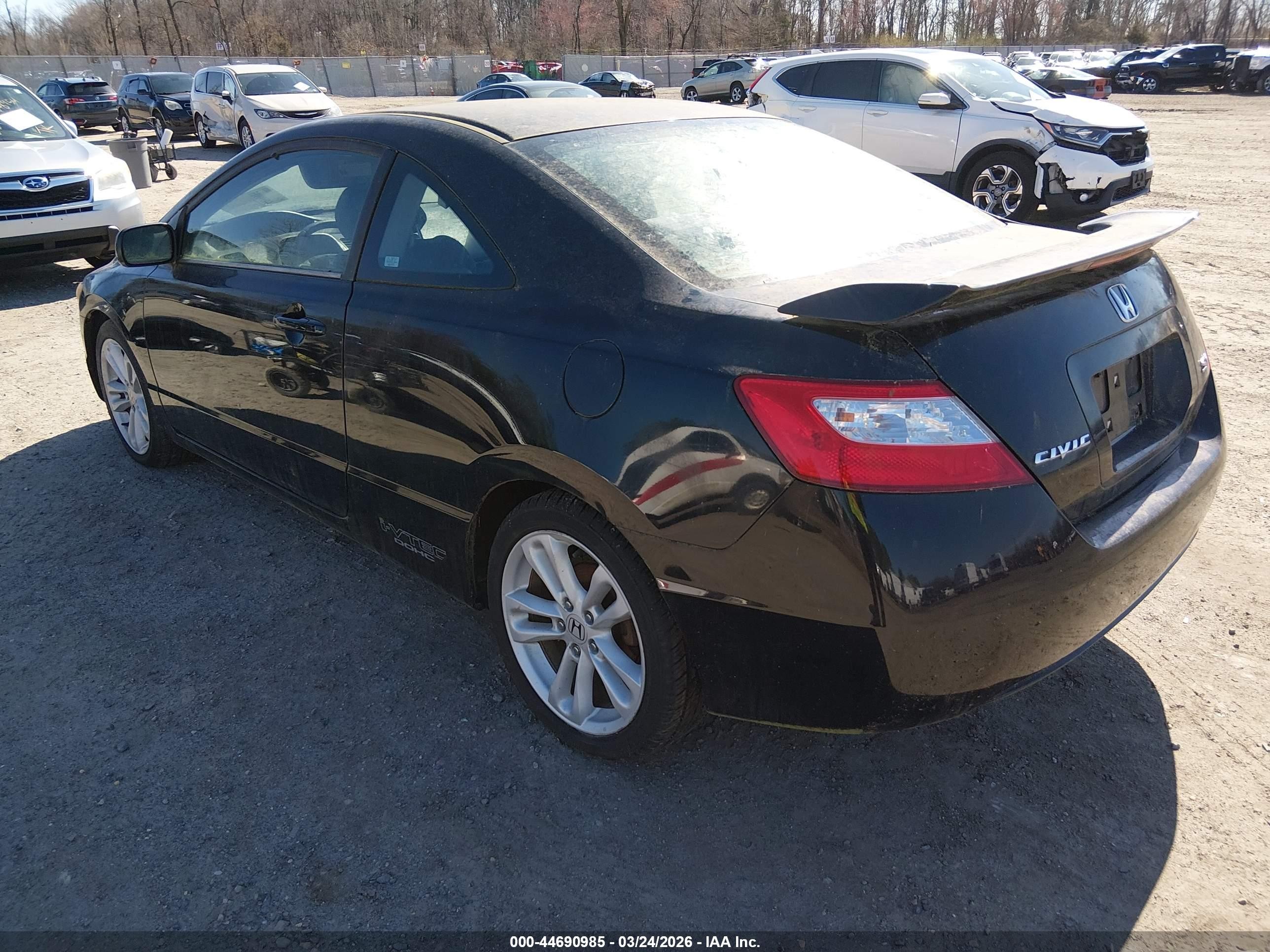2006 Honda Civic Si Si/si (m6)/w/navi   St Черный vin: 2HGFG21556H707970