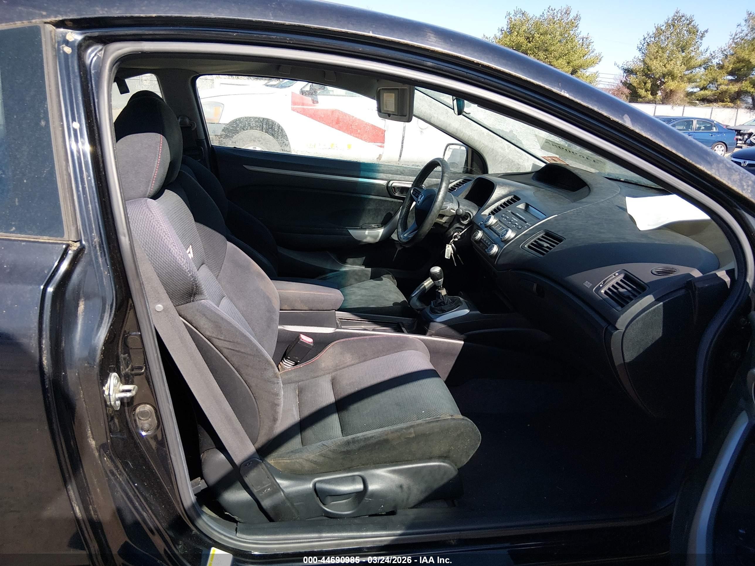2006 Honda Civic Si Si/si (m6)/w/navi   St Черный vin: 2HGFG21556H707970
