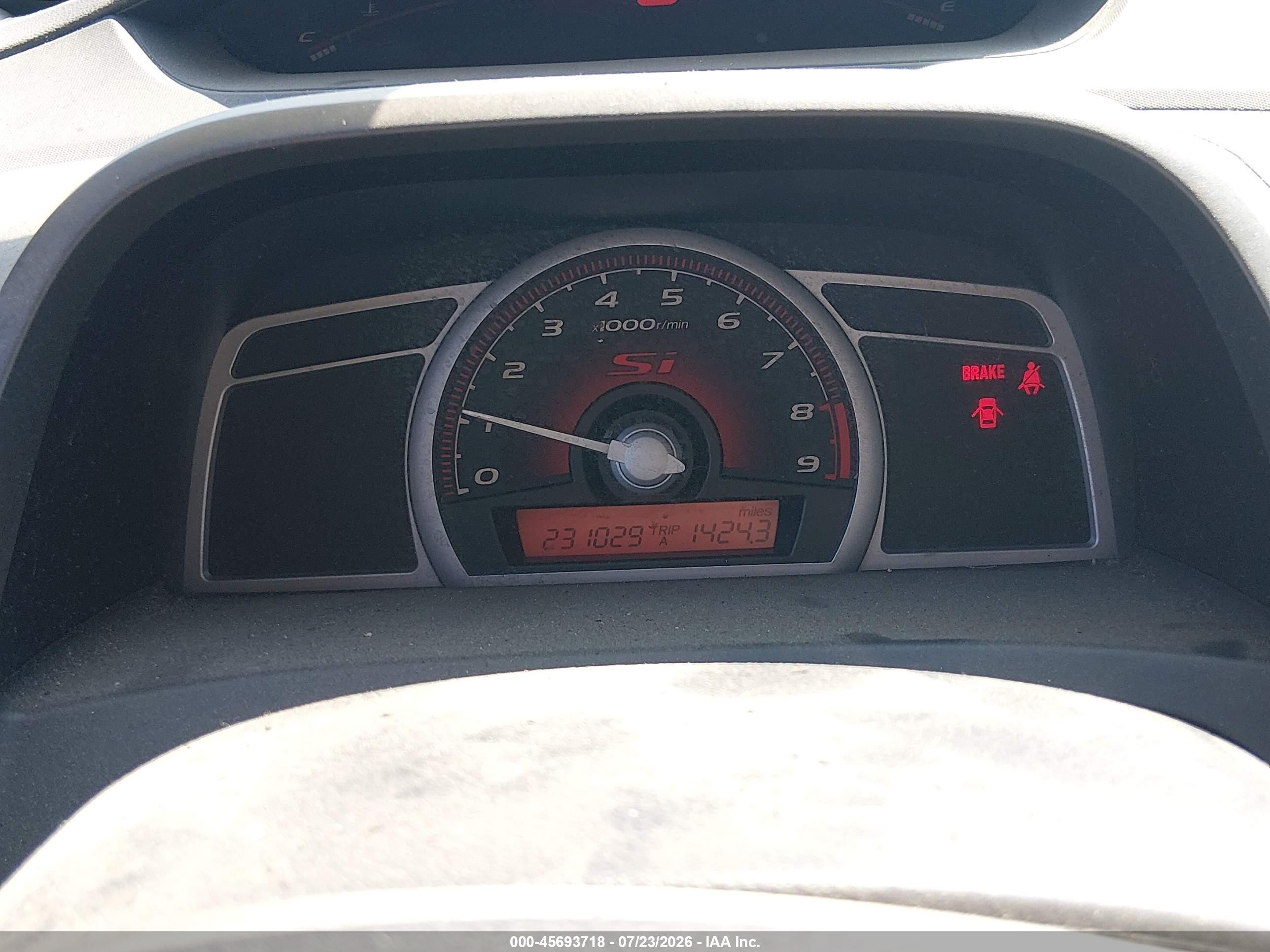 2006 Honda Civic Si Black vin: 2HGFG21566H705225
