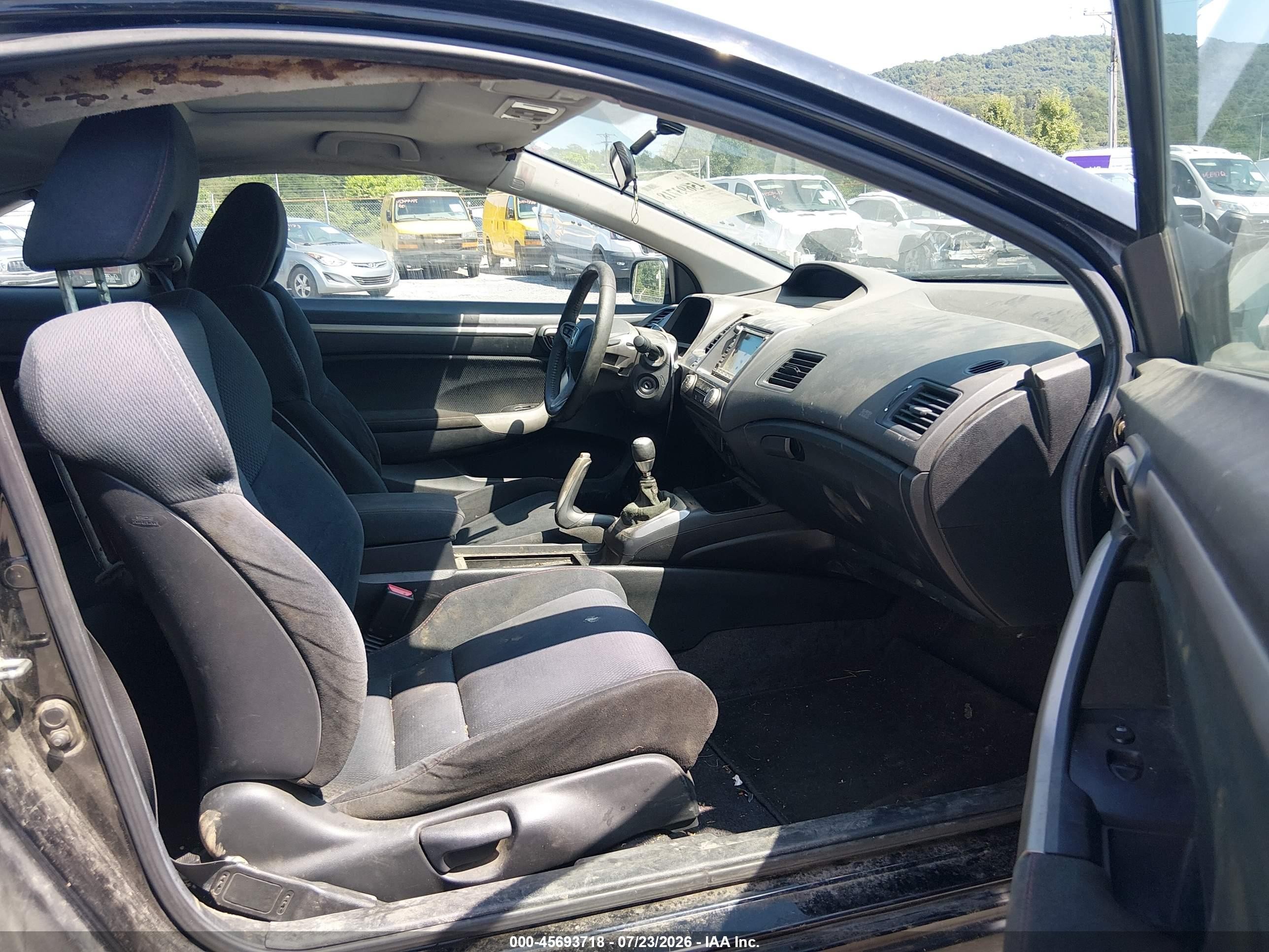 2006 Honda Civic Si Black vin: 2HGFG21566H705225