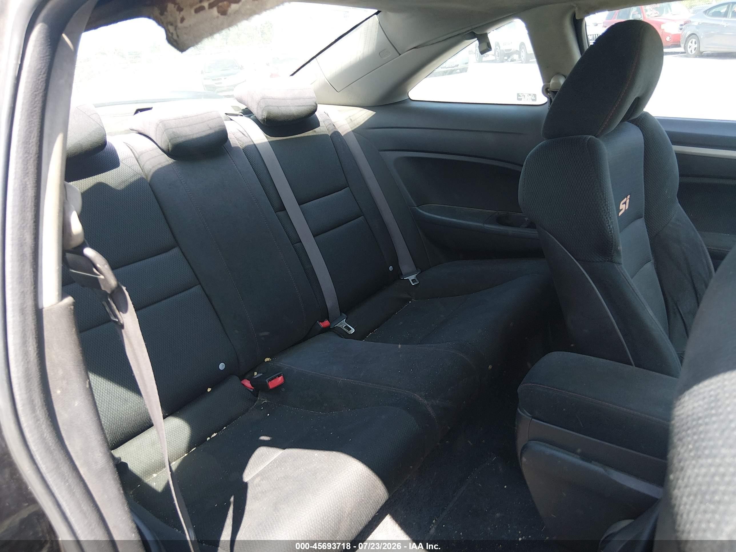 2006 Honda Civic Si Black vin: 2HGFG21566H705225
