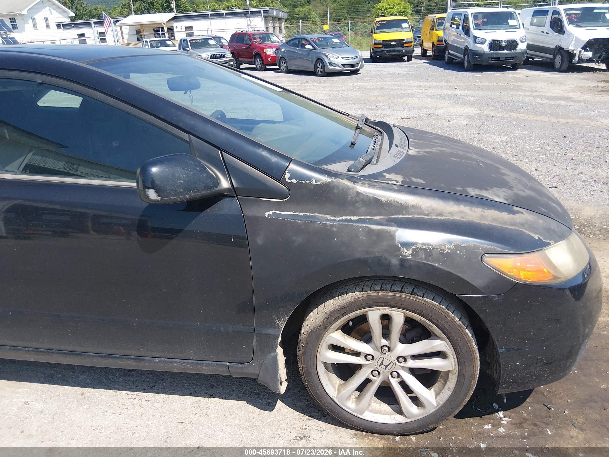 2006 Honda Civic Si Black vin: 2HGFG21566H705225
