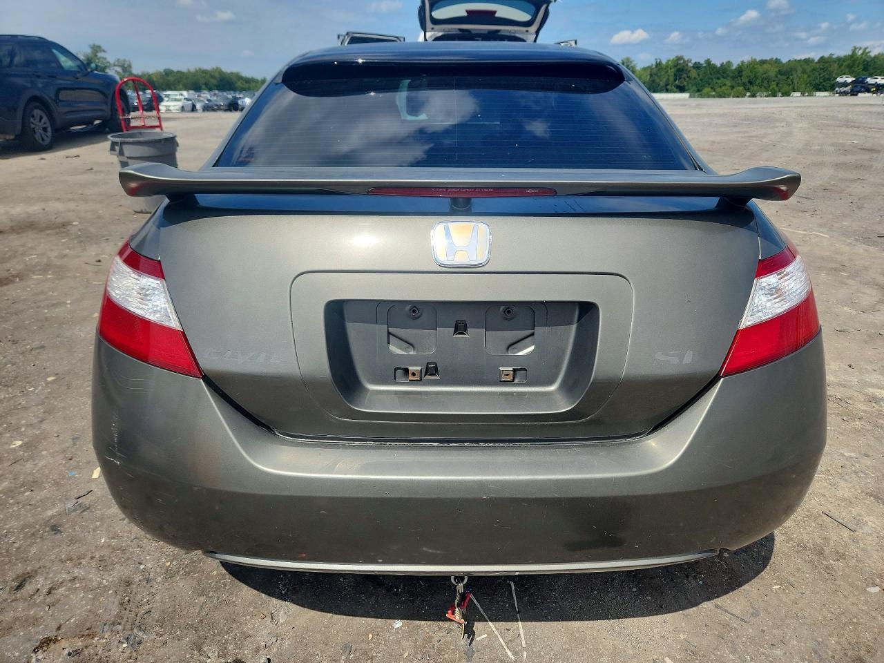 2007 Honda Civic Si Gray vin: 2HGFG21577H703162