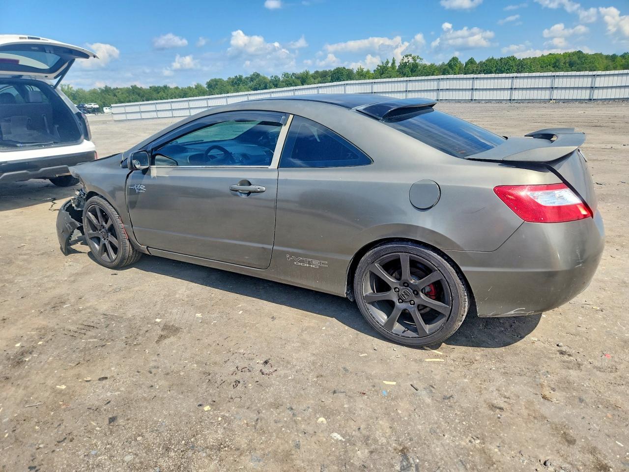 2007 Honda Civic Si Gray vin: 2HGFG21577H703162