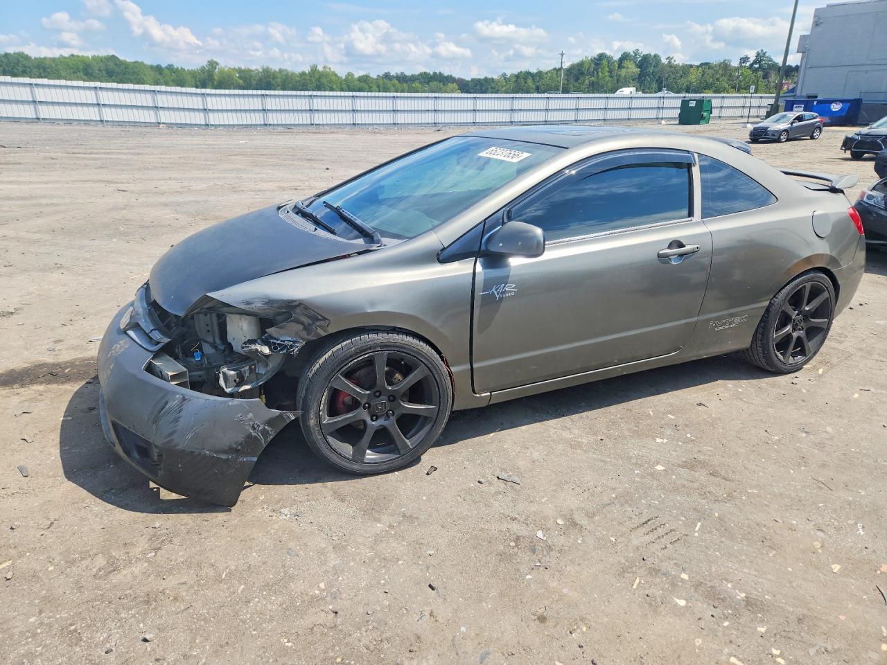 2007 Honda Civic Si Gray vin: 2HGFG21577H703162