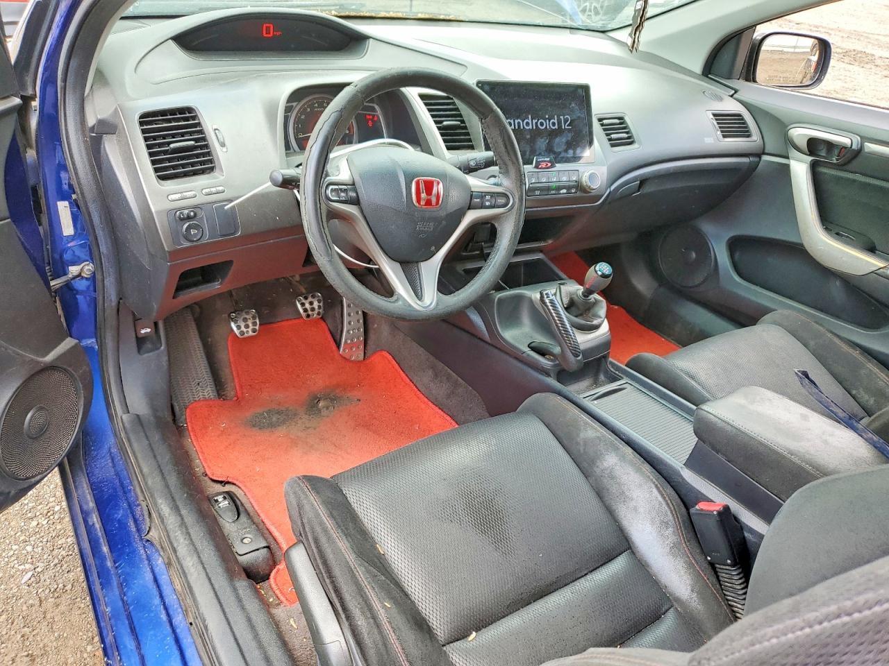 2006 Honda Civic Si Blue vin: 2HGFG21586H708823