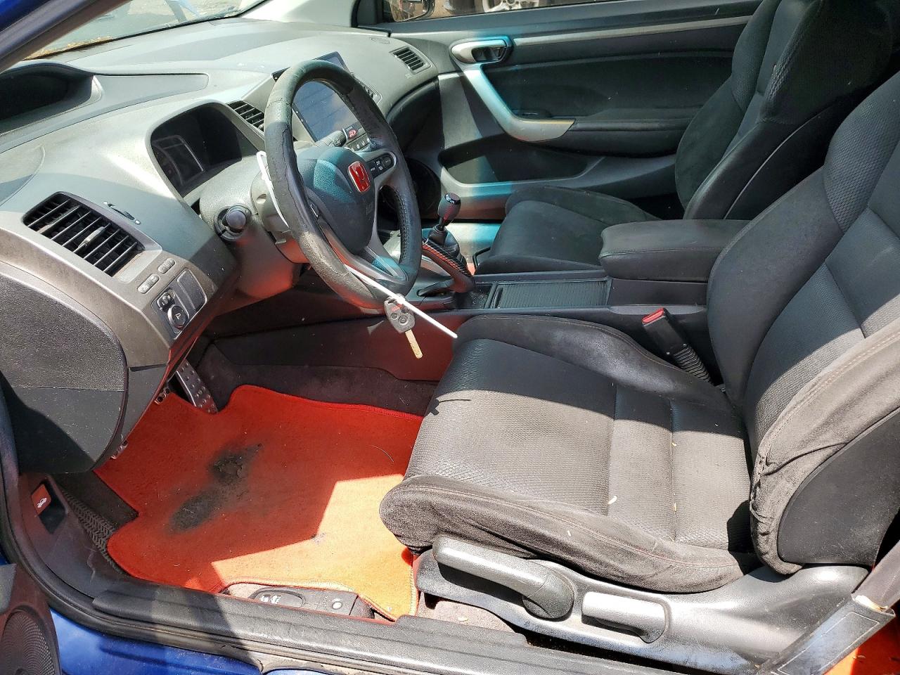 2006 Honda Civic Si Blue vin: 2HGFG21586H708823