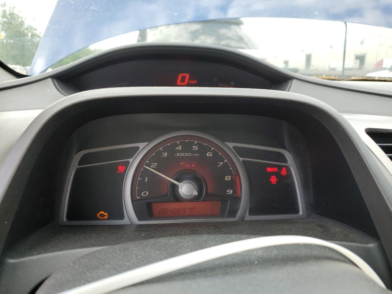 2006 Honda Civic Si Blue vin: 2HGFG21586H708823
