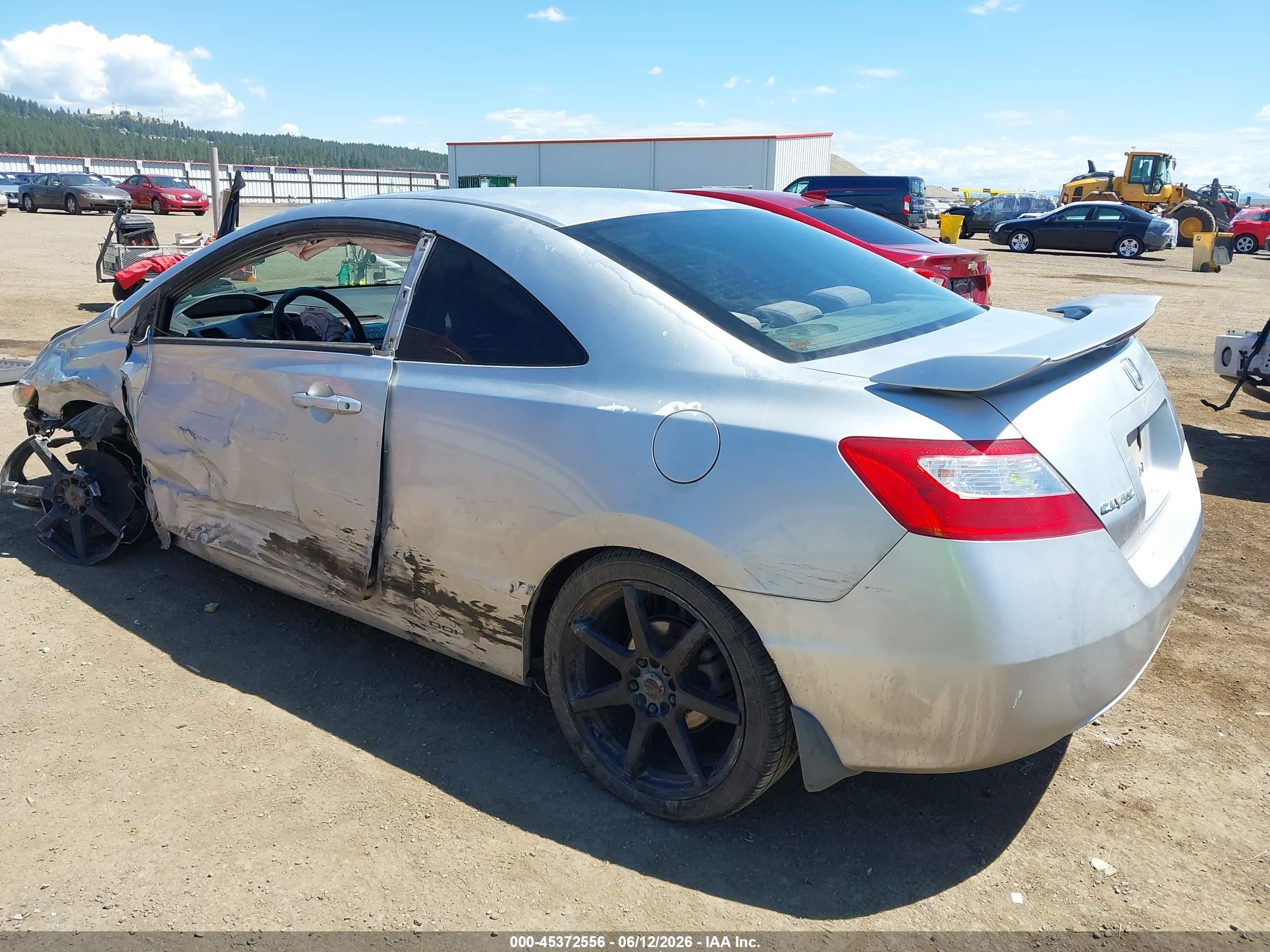 2006 Honda Civic Si Silver vin: 2HGFG21586H713293