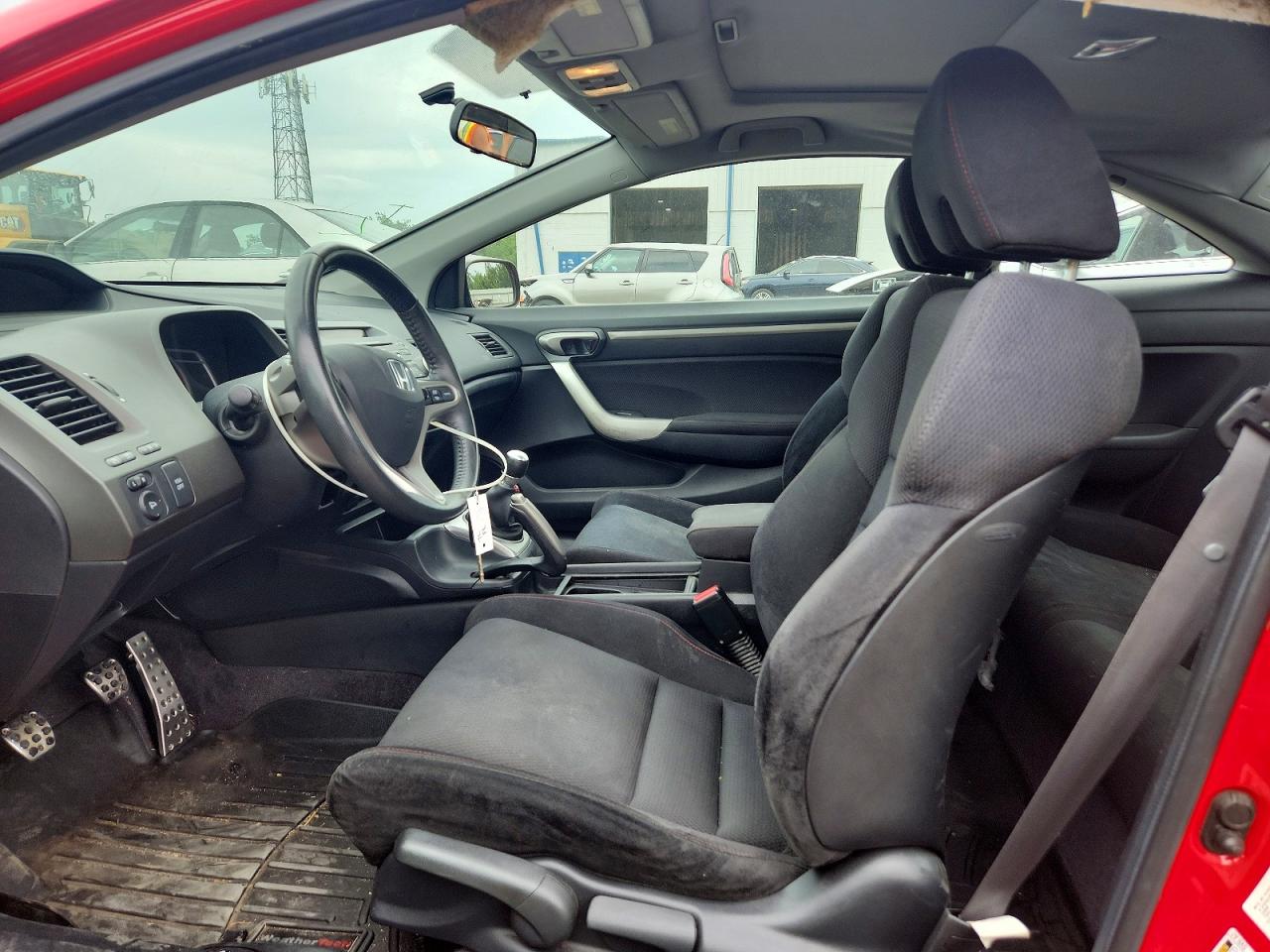 2007 Honda Civic Si Red vin: 2HGFG21587H703395