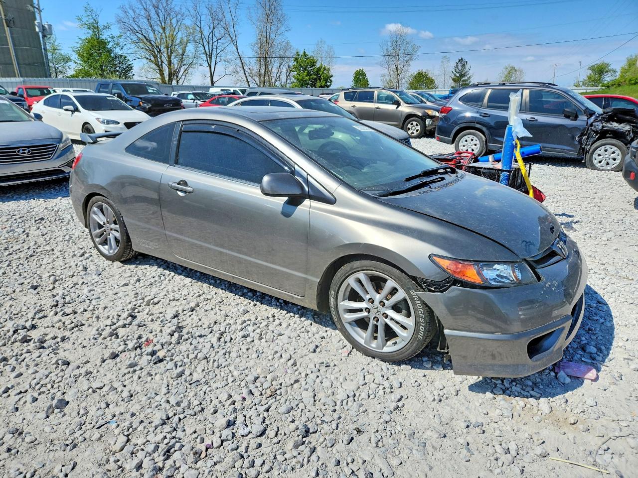 2008 Honda Civic Si Желто-коричневый vin: 2HGFG21588H705682