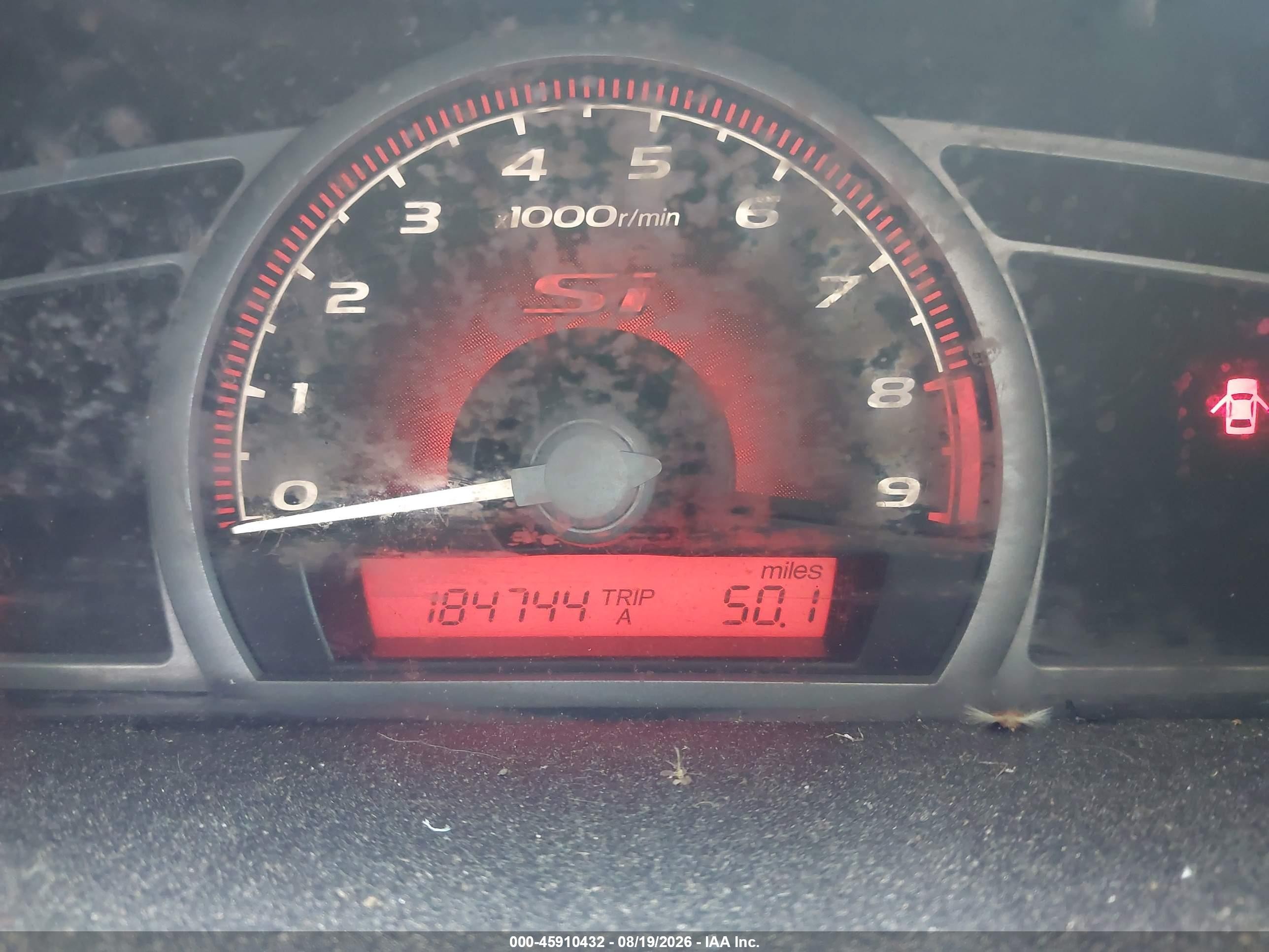 2006 Honda Civic Si Черный vin: 2HGFG21596H701167