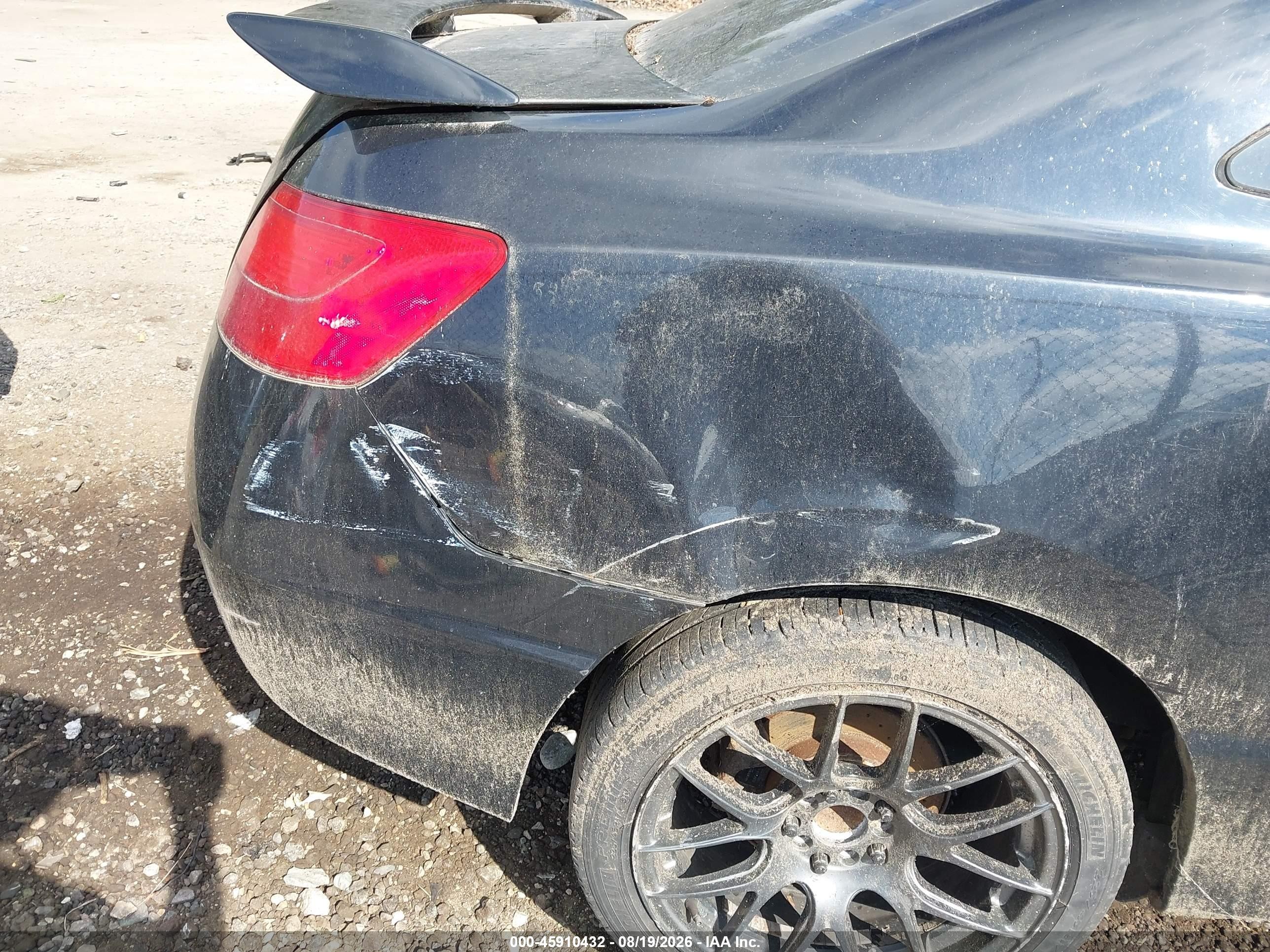 2006 Honda Civic Si Черный vin: 2HGFG21596H701167