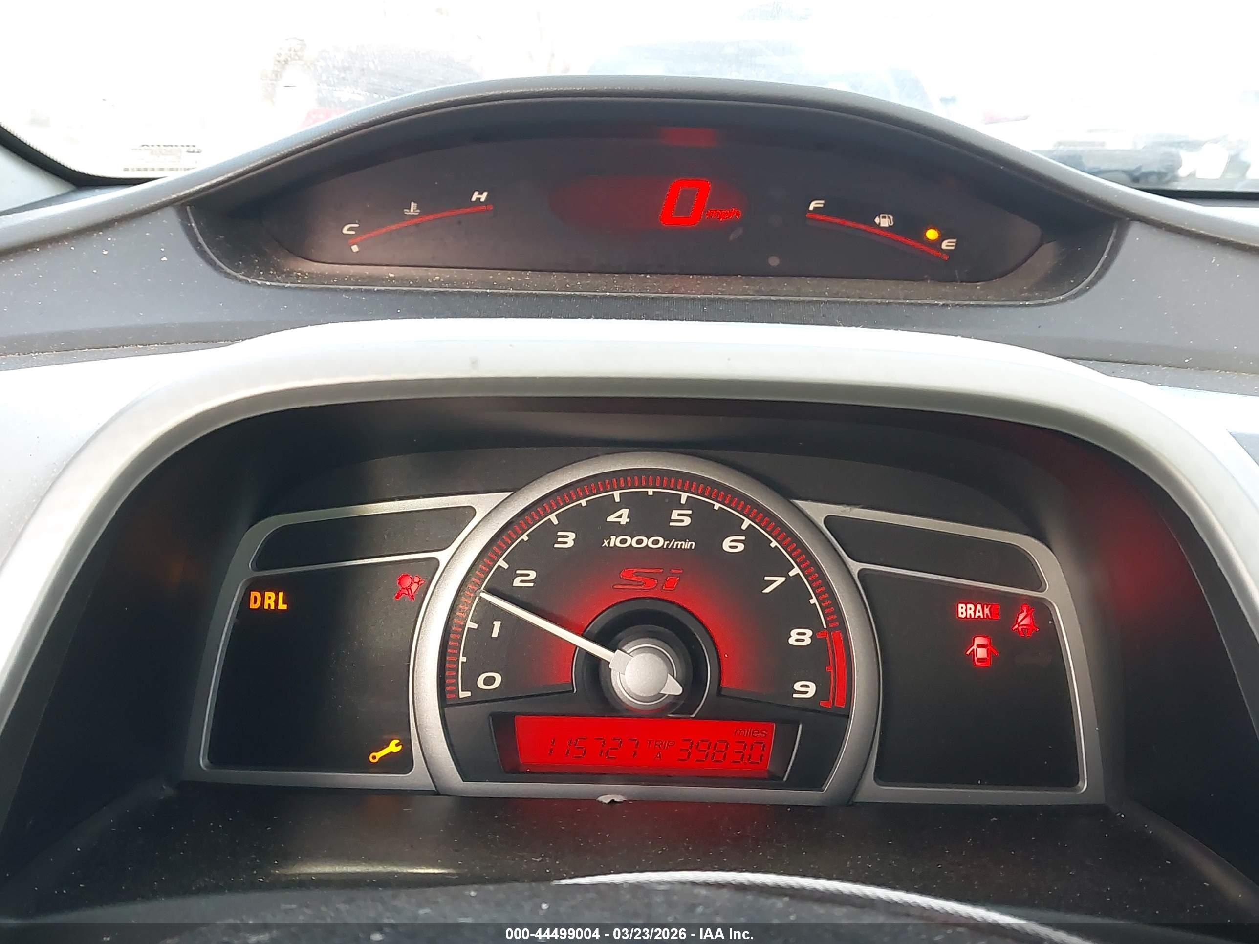 2006 Honda Civic Si Si/si (m6)/w/navi   St Gray vin: 2HGFG21596H706191