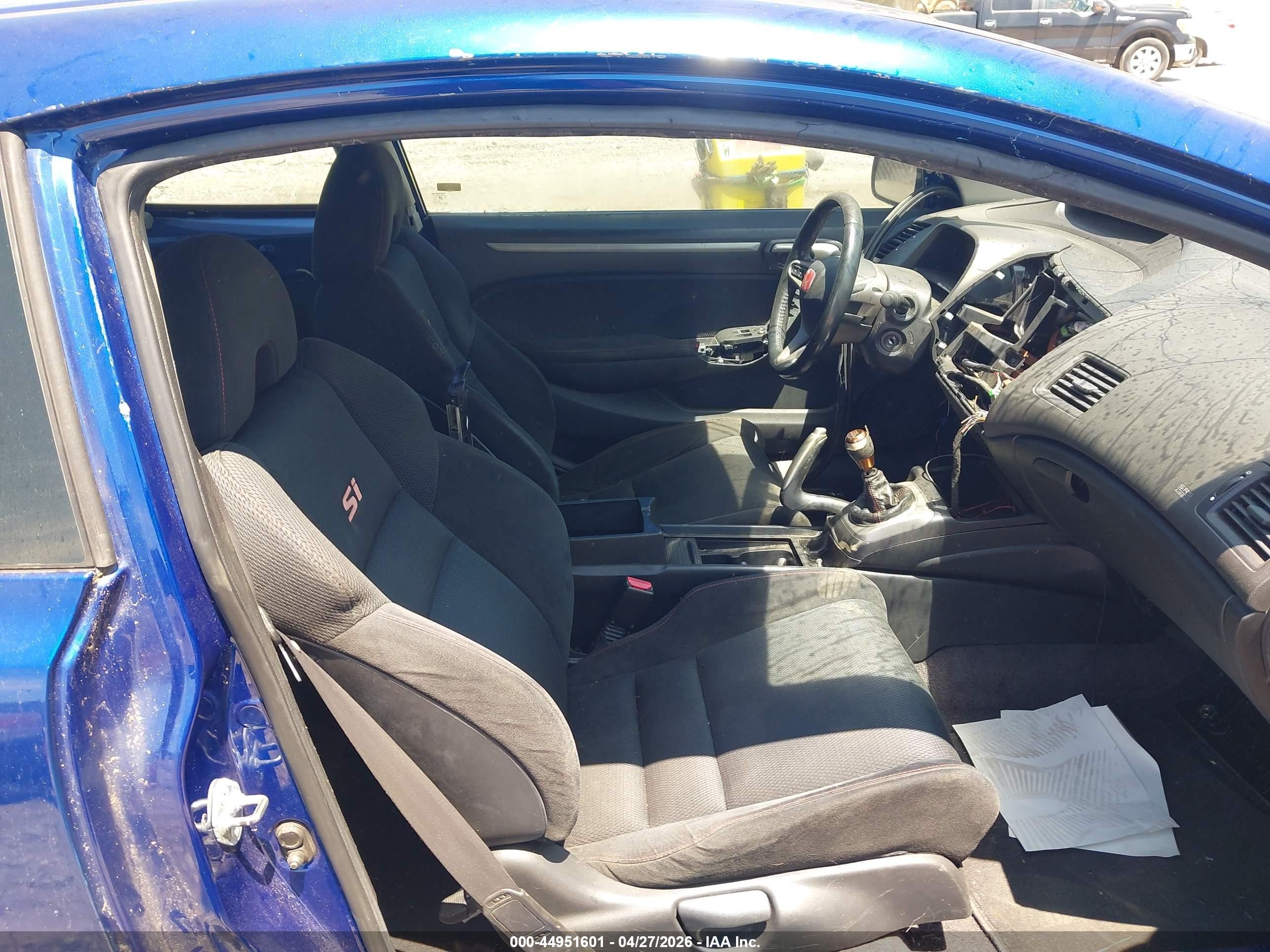 2006 Honda Civic Si Si/si (m6)/w/navi   St Синий vin: 2HGFG21596H711276