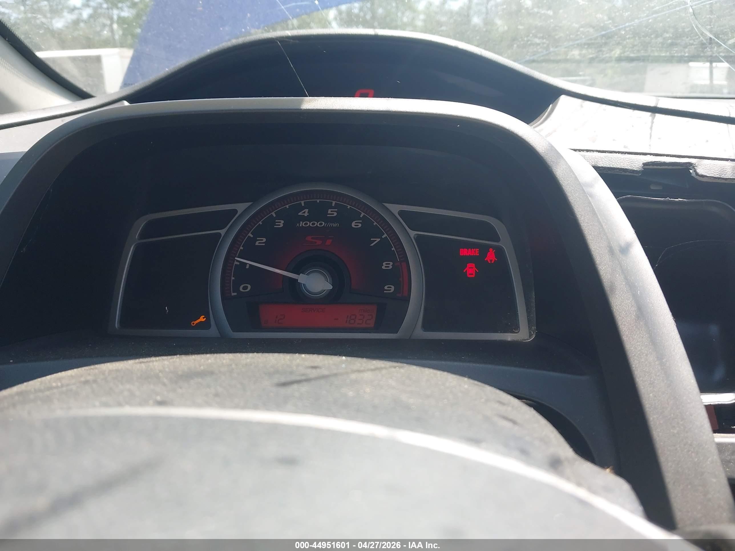 2006 Honda Civic Si Si/si (m6)/w/navi   St Синий vin: 2HGFG21596H711276