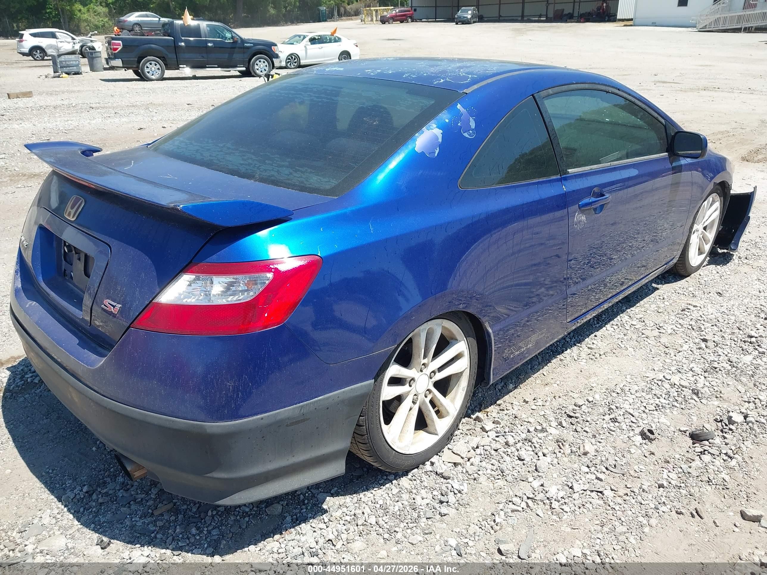 2006 Honda Civic Si Si/si (m6)/w/navi   St Синий vin: 2HGFG21596H711276