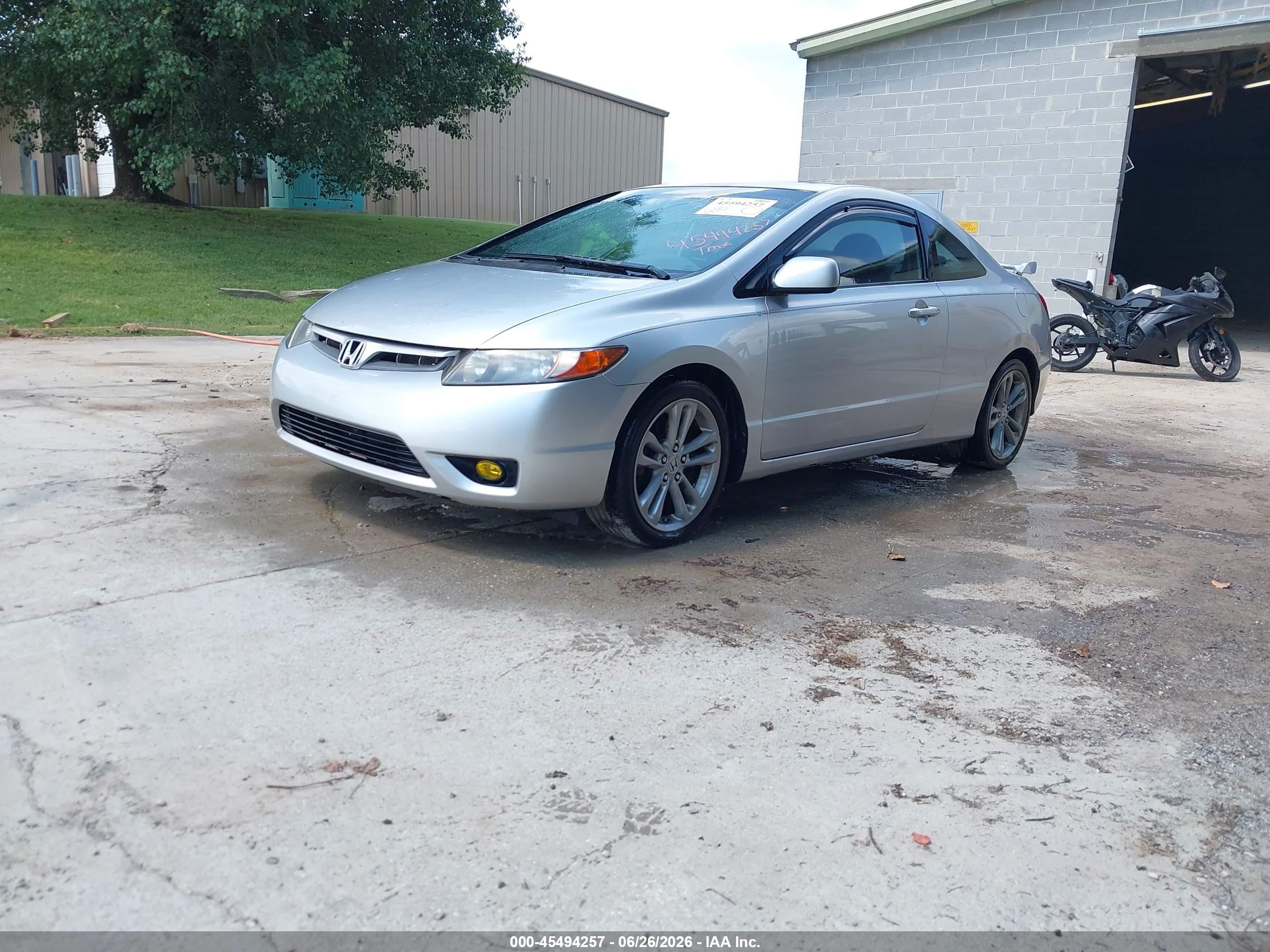 2008 Honda Civic Si Silver vin: 2HGFG21598H706064