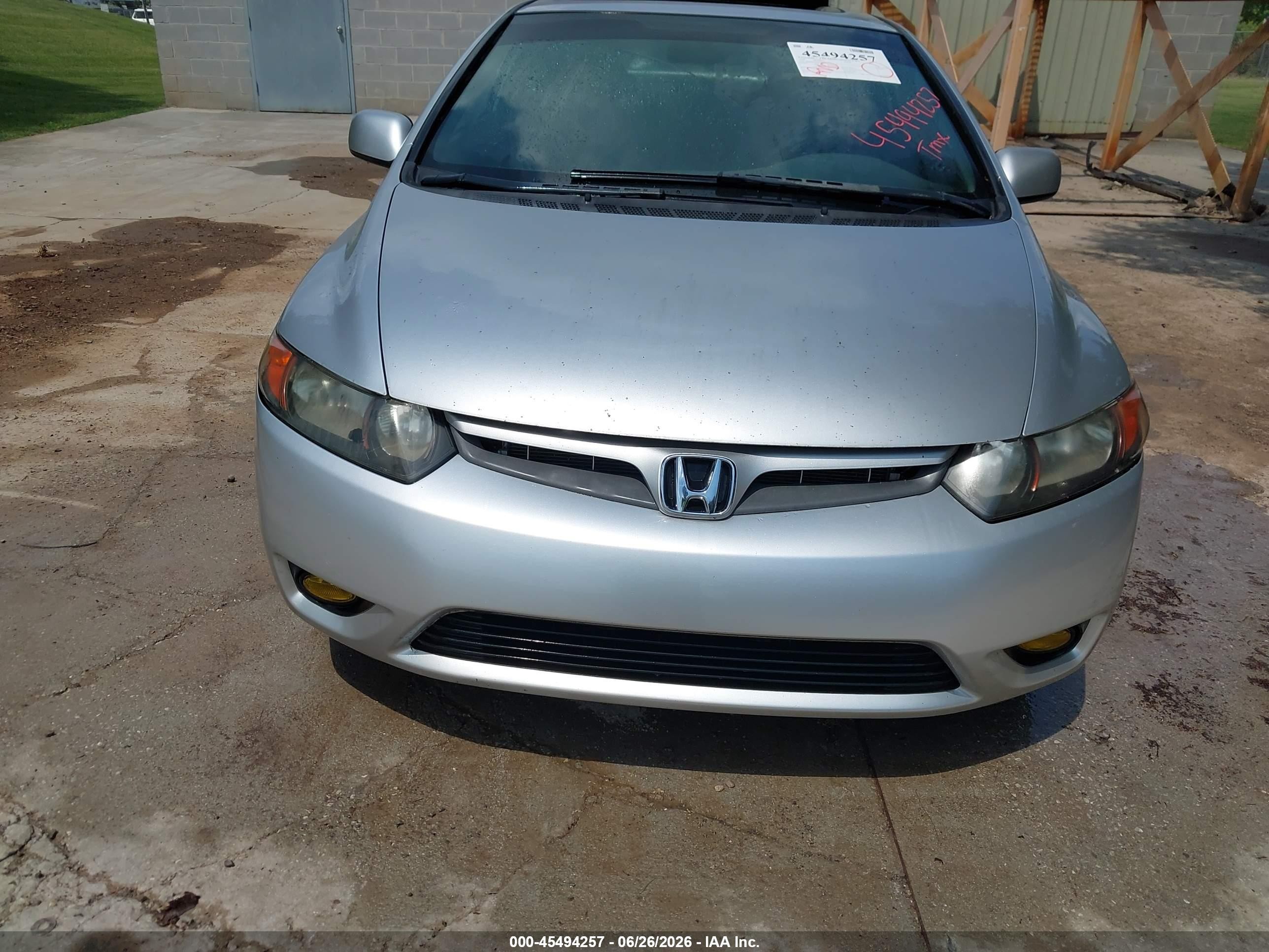 2008 Honda Civic Si Silver vin: 2HGFG21598H706064