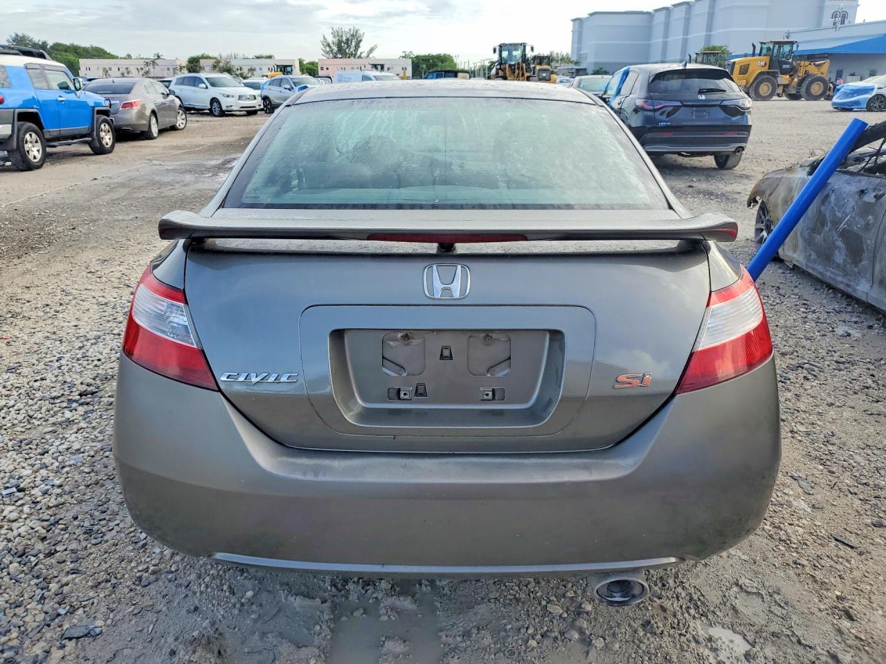 2007 Honda Civic Si Gray vin: 2HGFG215X7H702264