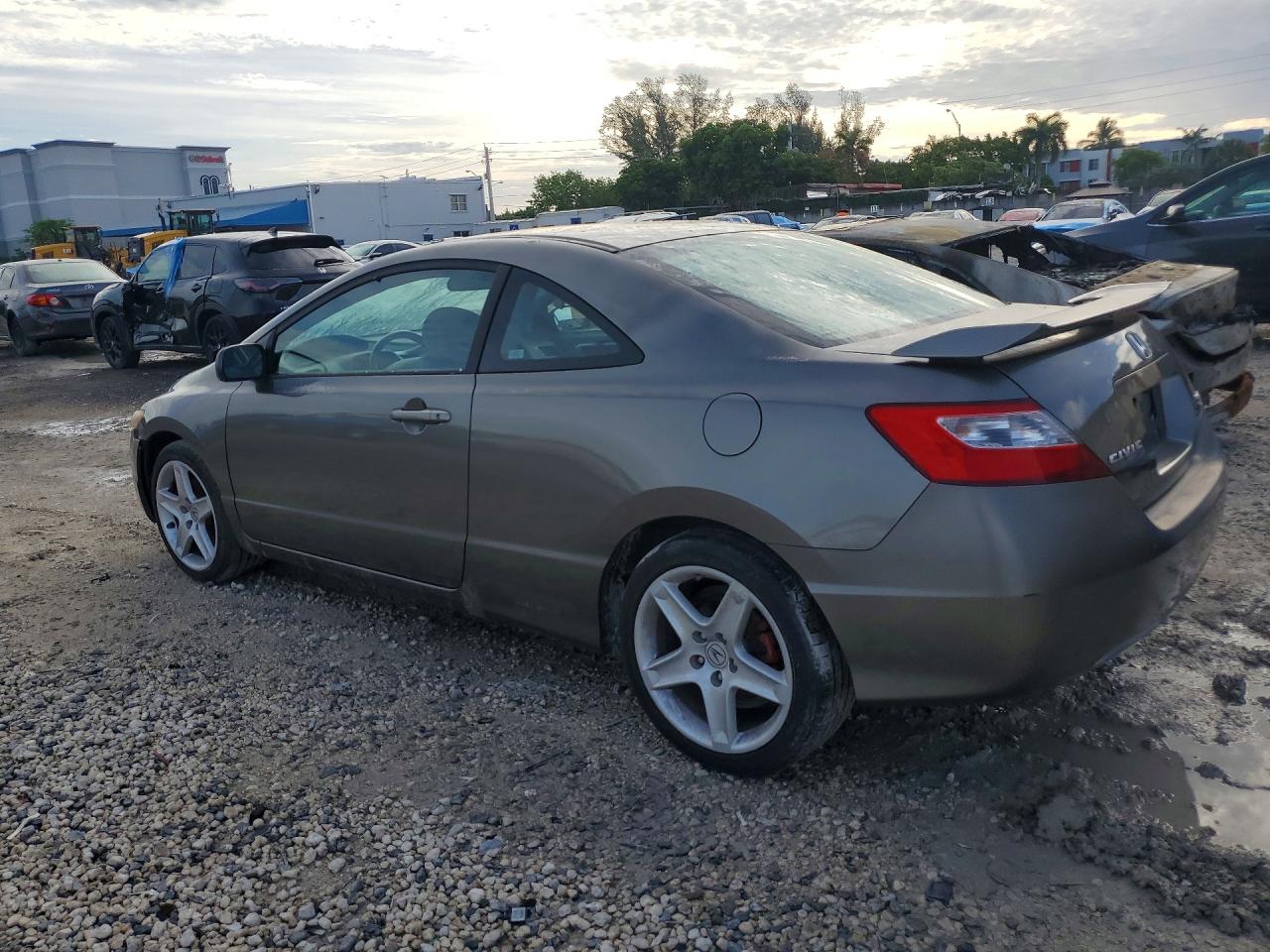 2007 Honda Civic Si Gray vin: 2HGFG215X7H702264