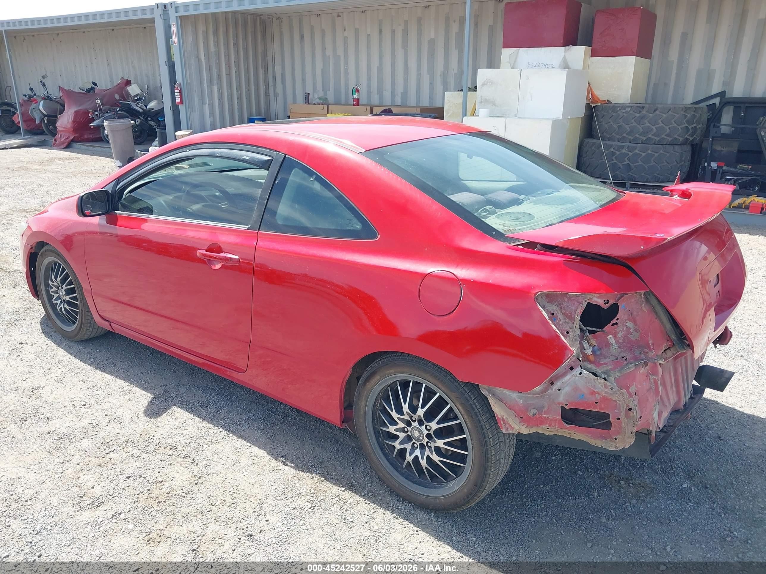 2007 Honda Civic Si Red vin: 2HGFG215X7H703141