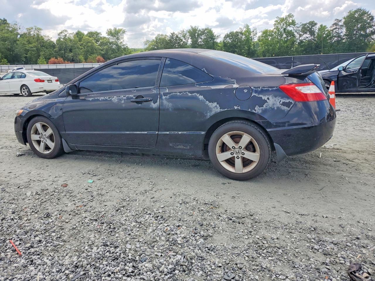 2007 Honda Civic Si Black vin: 2HGFG215X7H711059