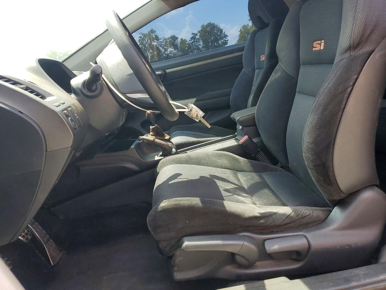 2007 Honda Civic Si Black vin: 2HGFG215X7H711059